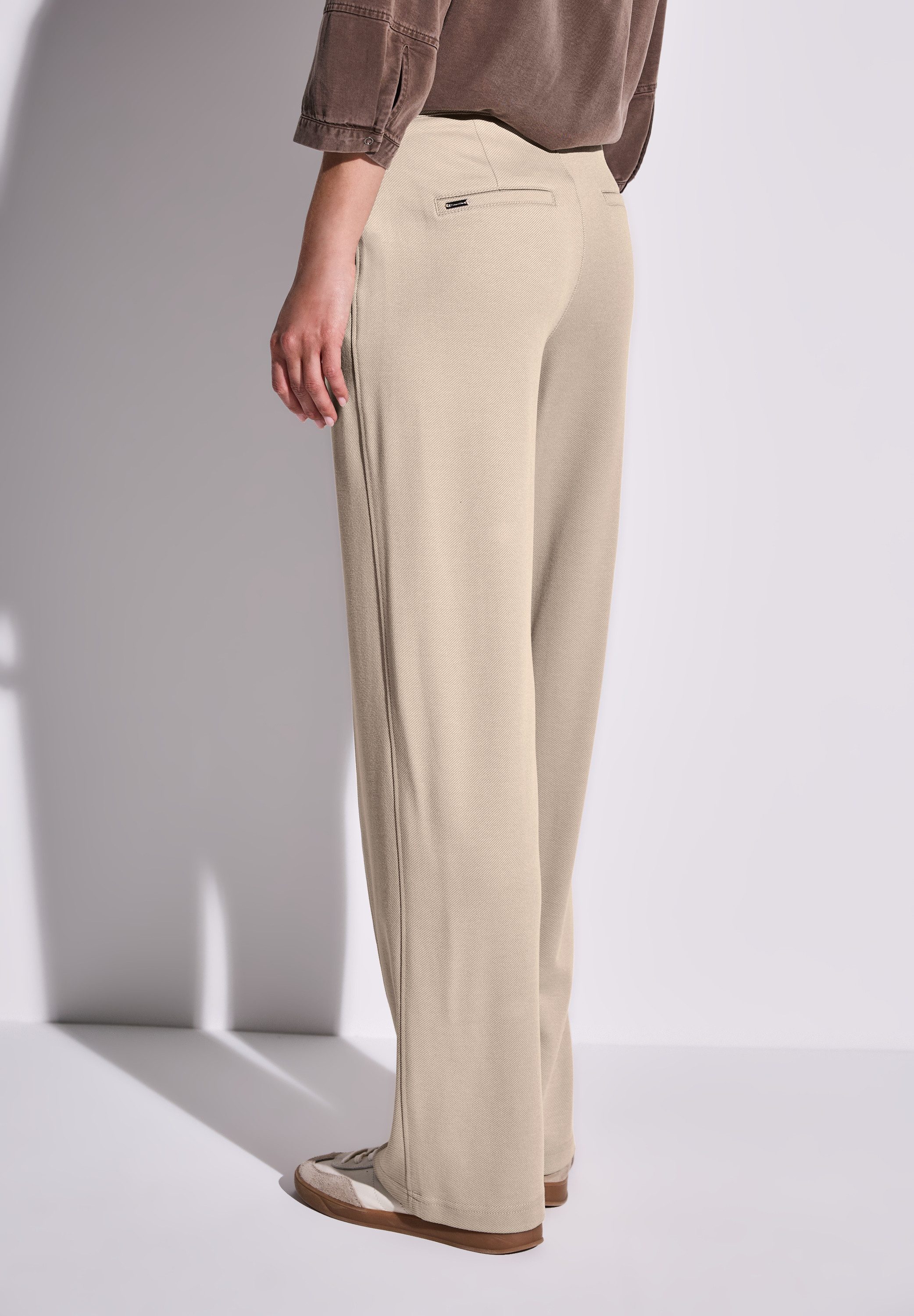 STREET ONE Stoffhose Sommerhose mit seitliche günstig online kaufen