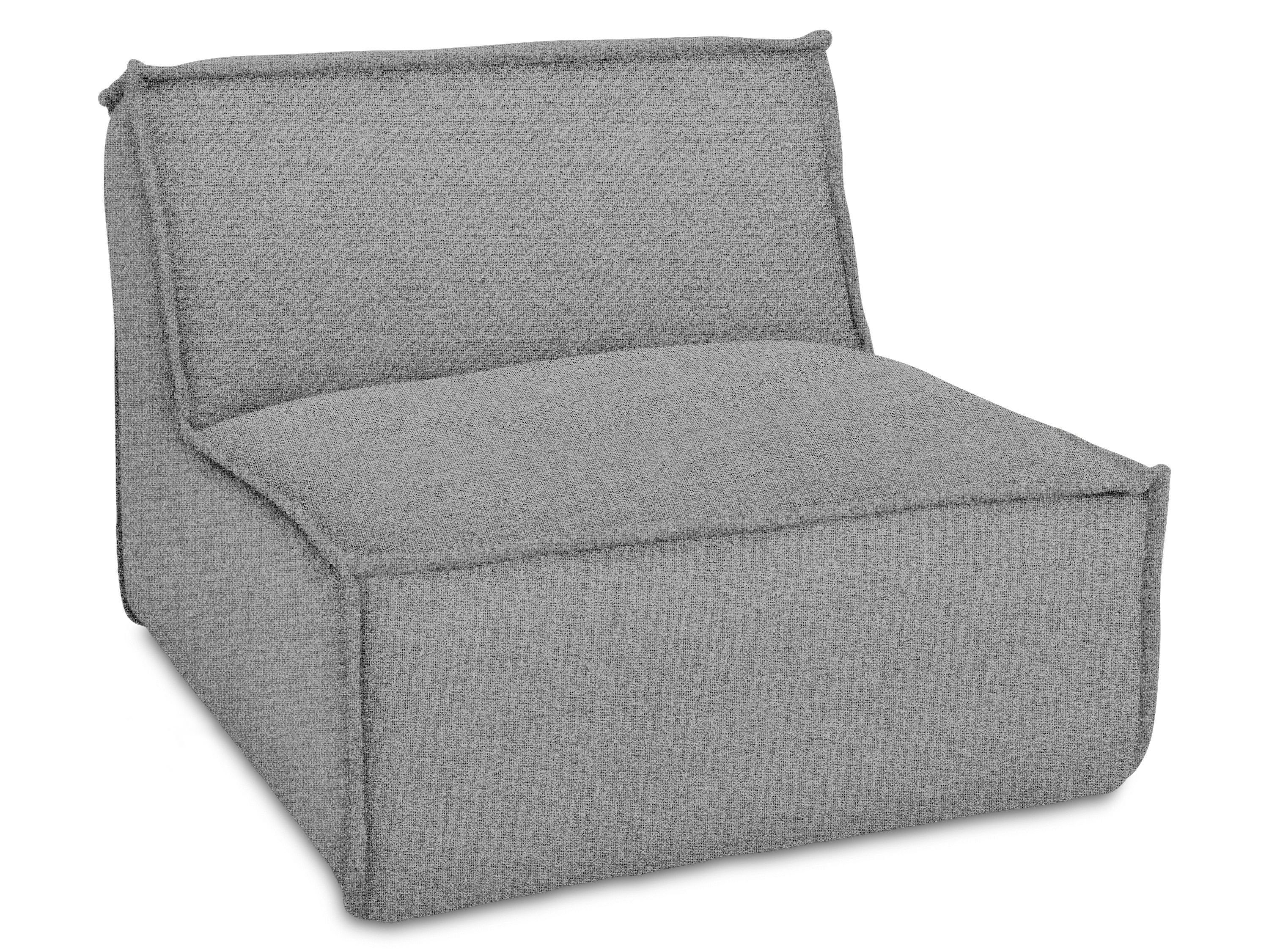 Sansibar Sofa Sitzelement, Sitzelement SANSIBAR Rantum (BHT 90x79x110 cm) BHT 90x79x110 cm hellgrau 19