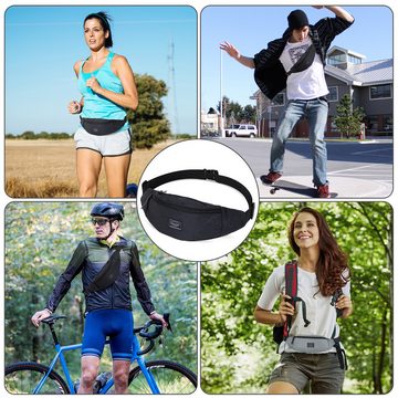 TAN.TOMI Schultertasche Bauchtasche Hüfttaschen Gürteltasche für Herren und Damen, Umhängetasche Outdoor Sport Running Handytasche
