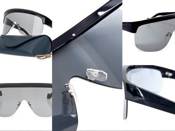 Loewe Sonnenbrille LOEWE EYEWEAR Sonnenbrille 40034 Oversized D-frame Visor Shield Mask S