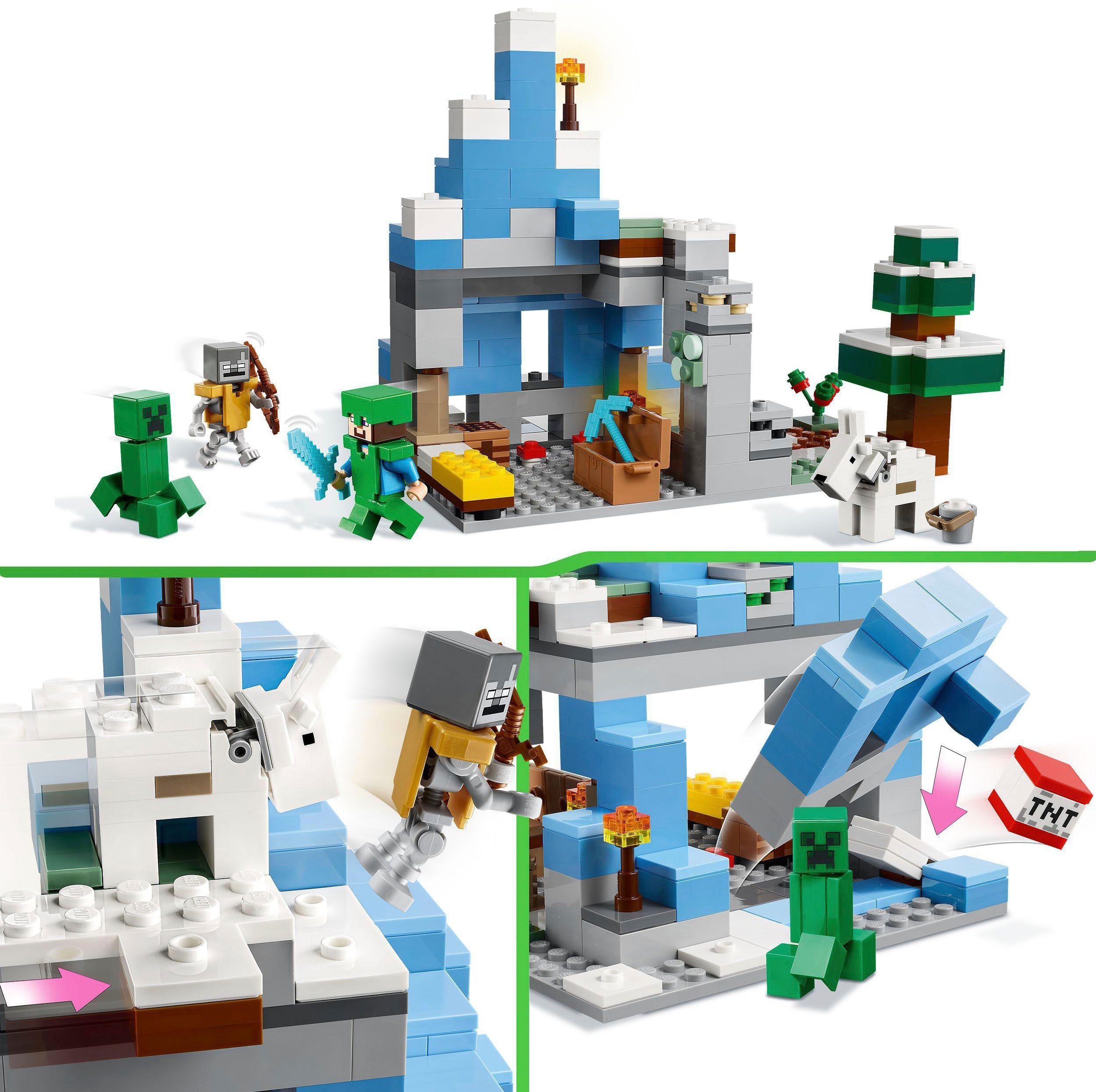 Vereisten in LEGO® Gipfel Konstruktionsspielsteine St), (304 Die Europe Made LEGO® Minecraft, (21243),
