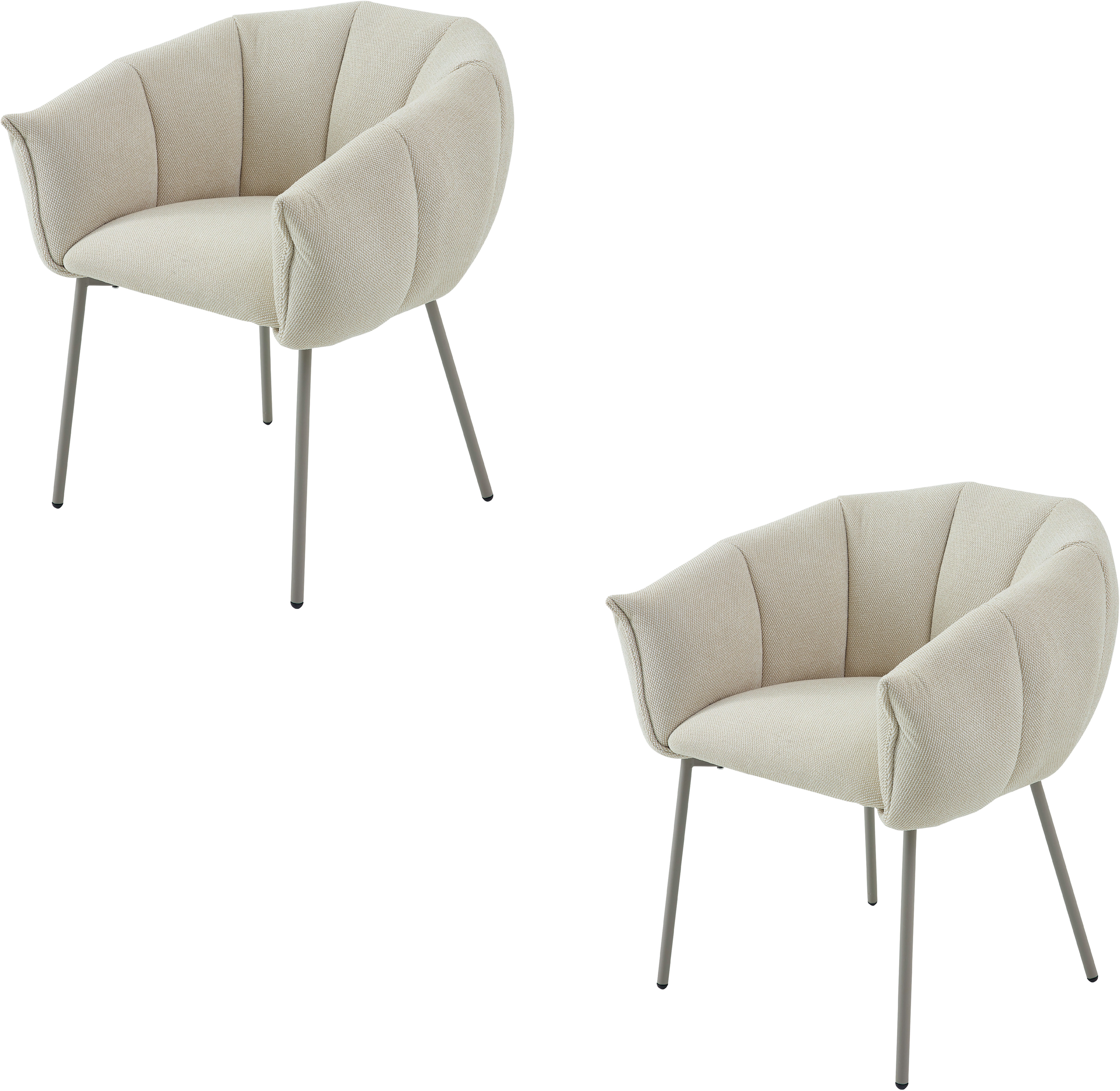 Stolkom Sp.z.o.o. Armlehnstuhl Pina BxHxT 70x78x63 cm (Set, 2 St), Breite 70cm, Metallgestell