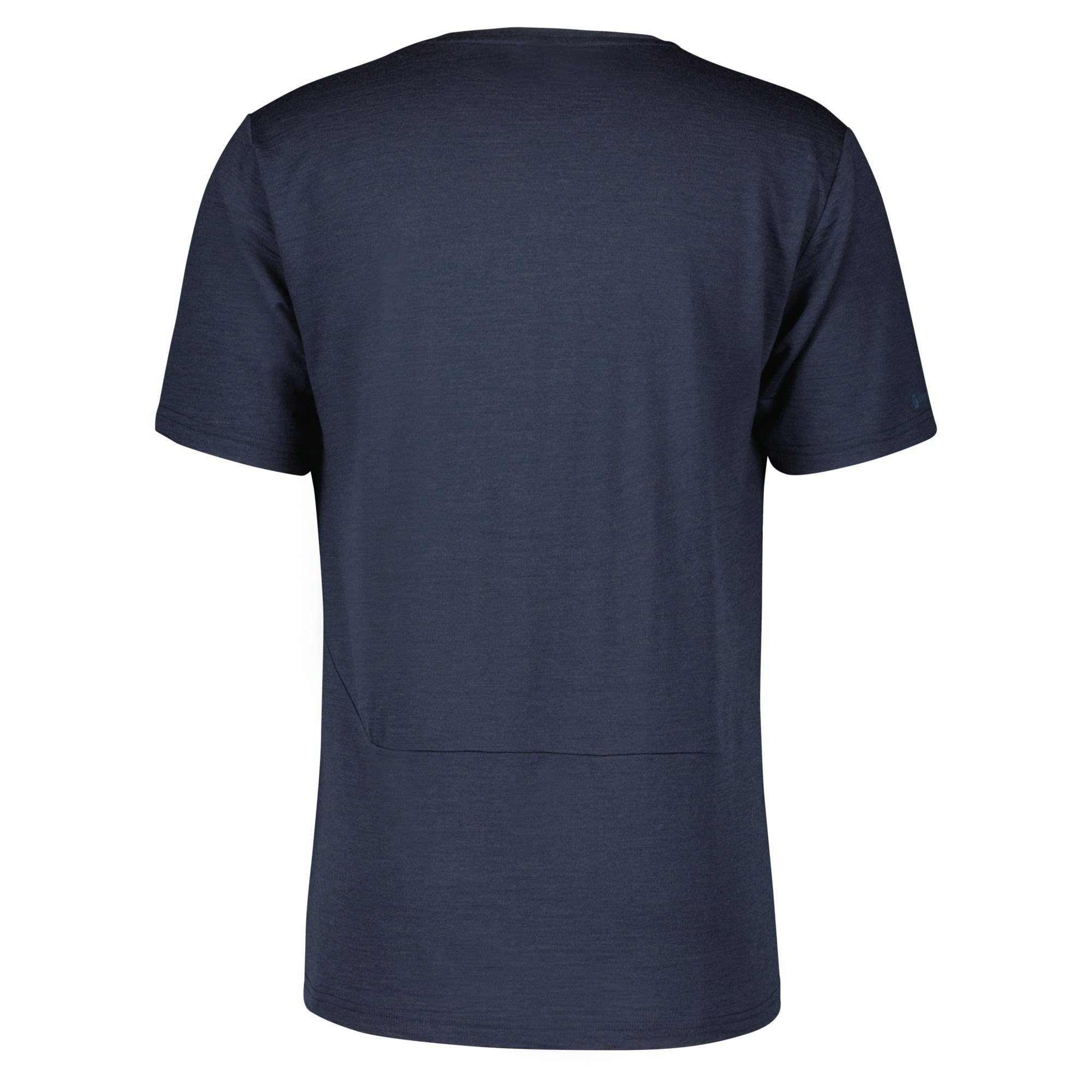 Herren Dark M Shirt Defined Scott T-Shirt Scott S/sl Tech Merino Blue