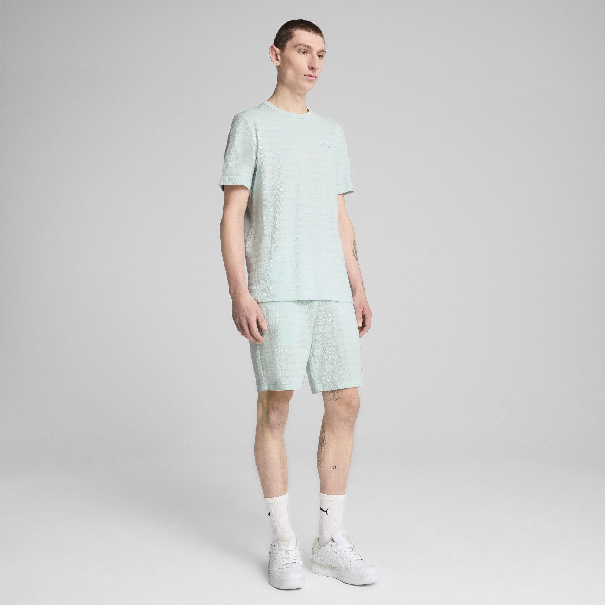 PUMA T-Shirt Essentials Elevated Strukturiertes T-Shirt günstig online kaufen