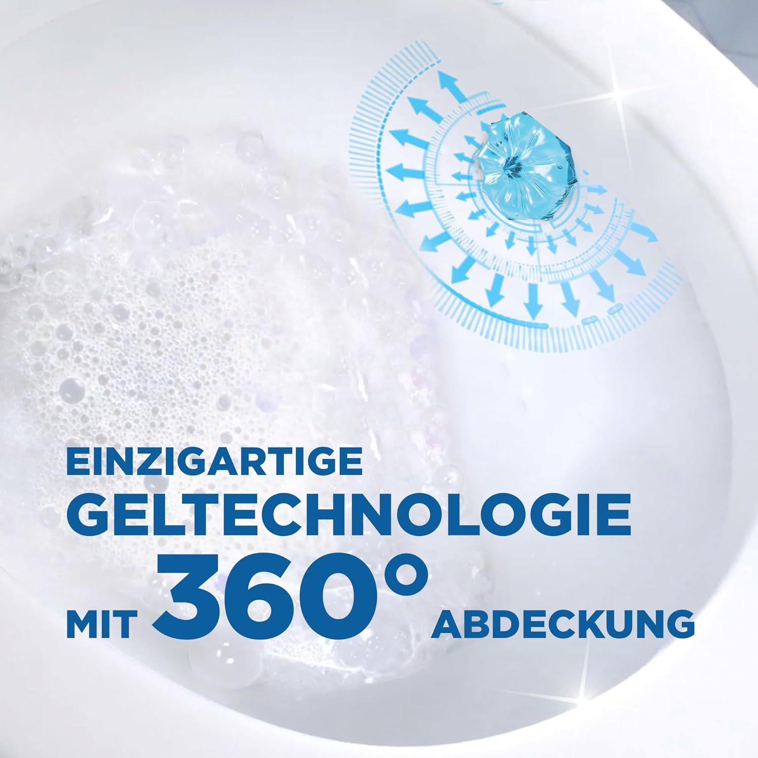 WC Ente Frische-Siegel Starter-Set inkl. 1 Nachfüller, Ocean Wave, 36 ml WC-Reiniger
