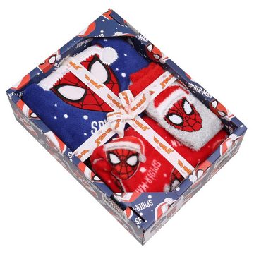 Sarcia.eu Schlafanzug Spiderman MARVEL Geschenkset: Schlafanzug + Socken, Jungen, 6-7 Jahre