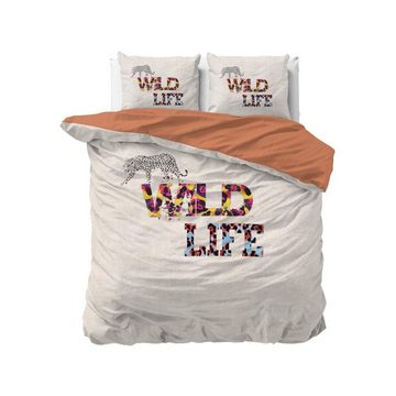 Bettwäsche SLEEPTIME WILD LIFE 2 -Bettbezug & Kissenbezüge, Sitheim-Europe, Baumwolle, 3 teilig, Weich, geschmeidig und wärmeregulierend