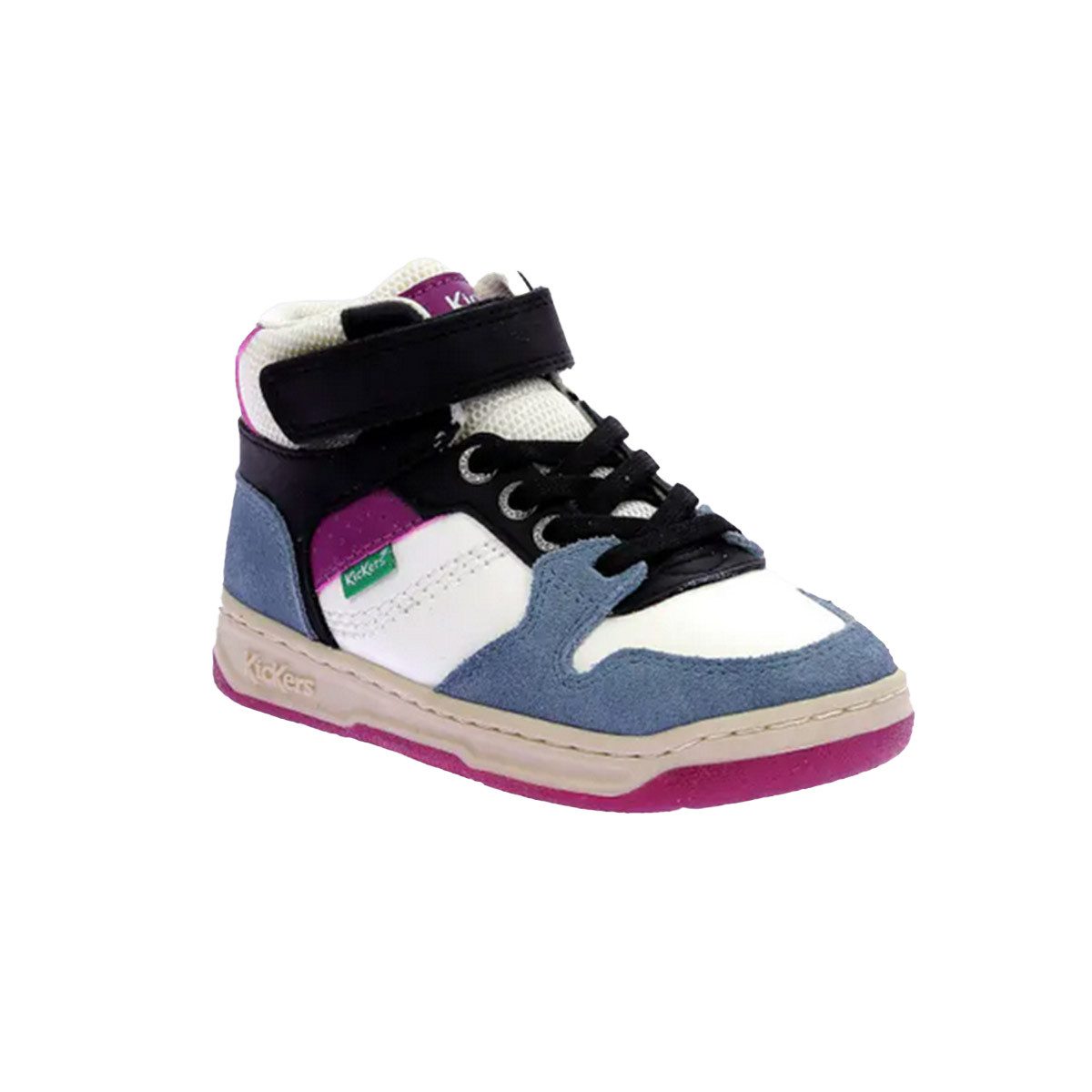 Kickers Kickado - Bleu Blanc Violet Кроссовки
