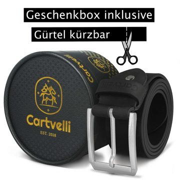 Cartvelli Ledergürtel Cartvelli Herren Ledergürtel Made in Germany 40mm inkl. Geschenkbox Vollleder umweltfreundlich gegerbt