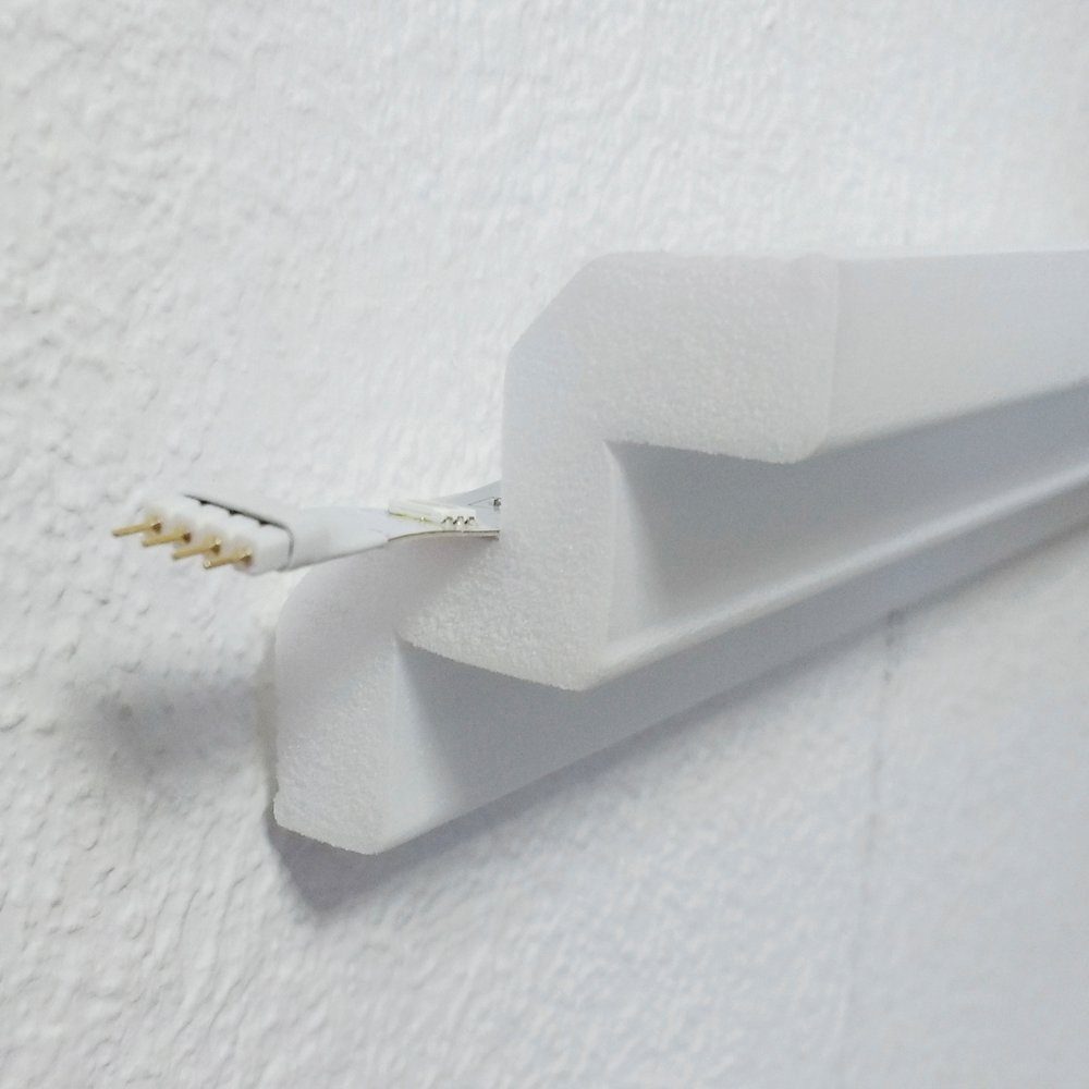 Homestar Zierleiste T 70 (50 x 50 mm), Länge 2 m, zum kleben, Polystyrol