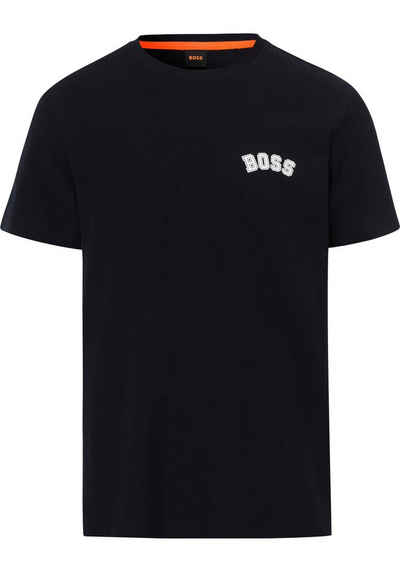 BOSS ORANGE T-Shirt T-Prep 10246607 01 (1-tlg) aus dickem Strukturjersey