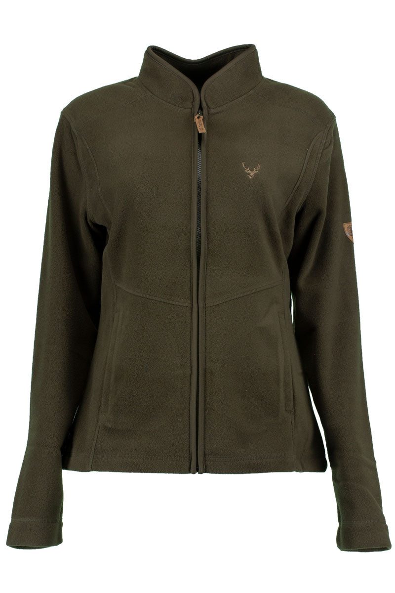 OS Trachten Fleecejacke Kroios Zip-Jacke hochgeschlossen günstig online kaufen