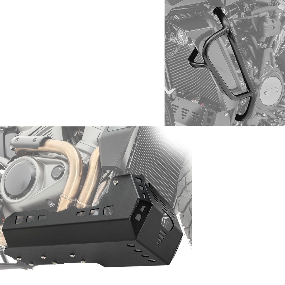 Motoguard Motor-Schutzhülle Motorschutz + Sturzbügel ML passend für Harley Davidson Pan America 12