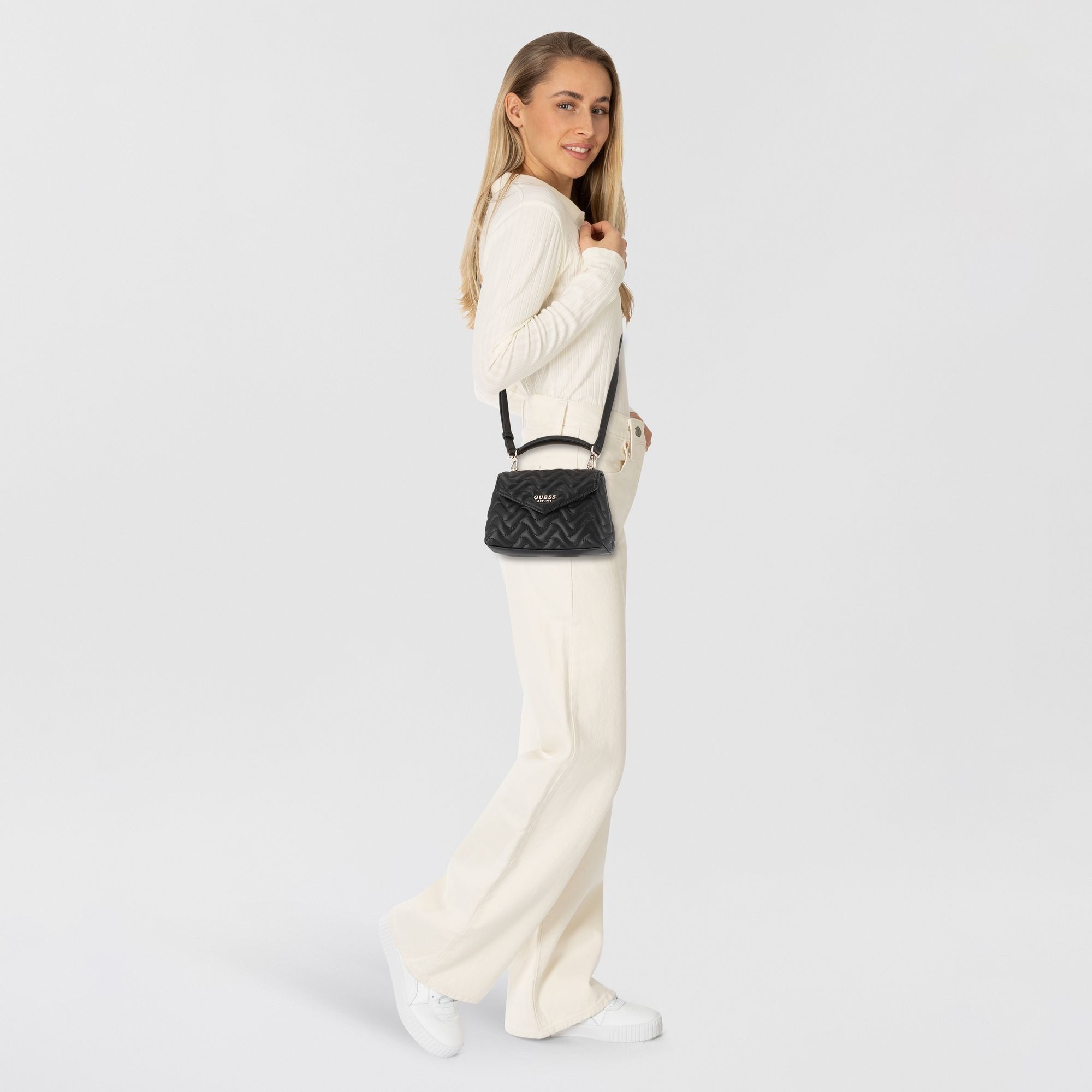 Guess Umhängetasche Mini Top Handle Flap günstig online kaufen