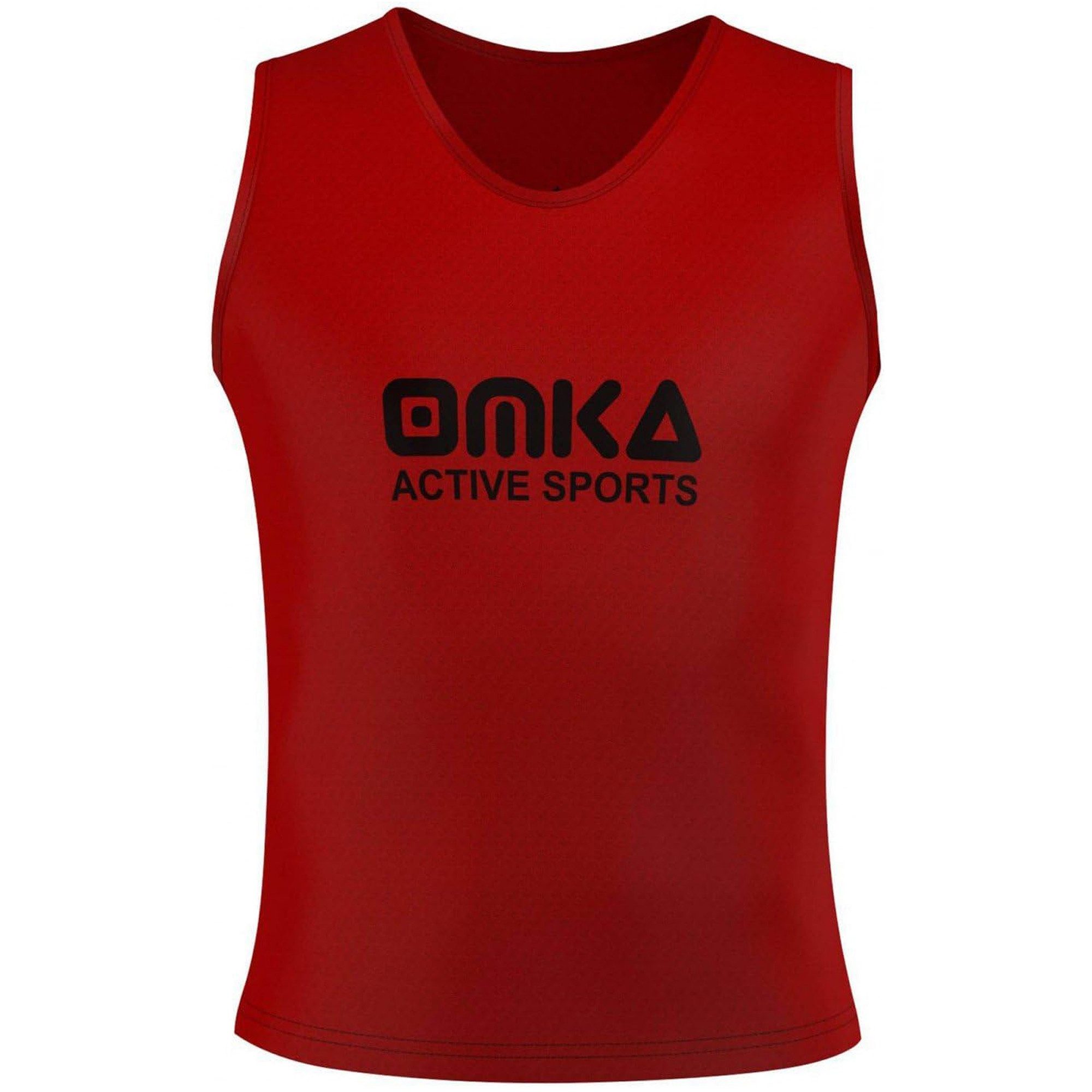 OMKA Trainingsleibchen OKLB01 12er Pack (Spar-Set, 12er-Pack) 12x OMKA Fußball Leibchen Trainingsleibchen