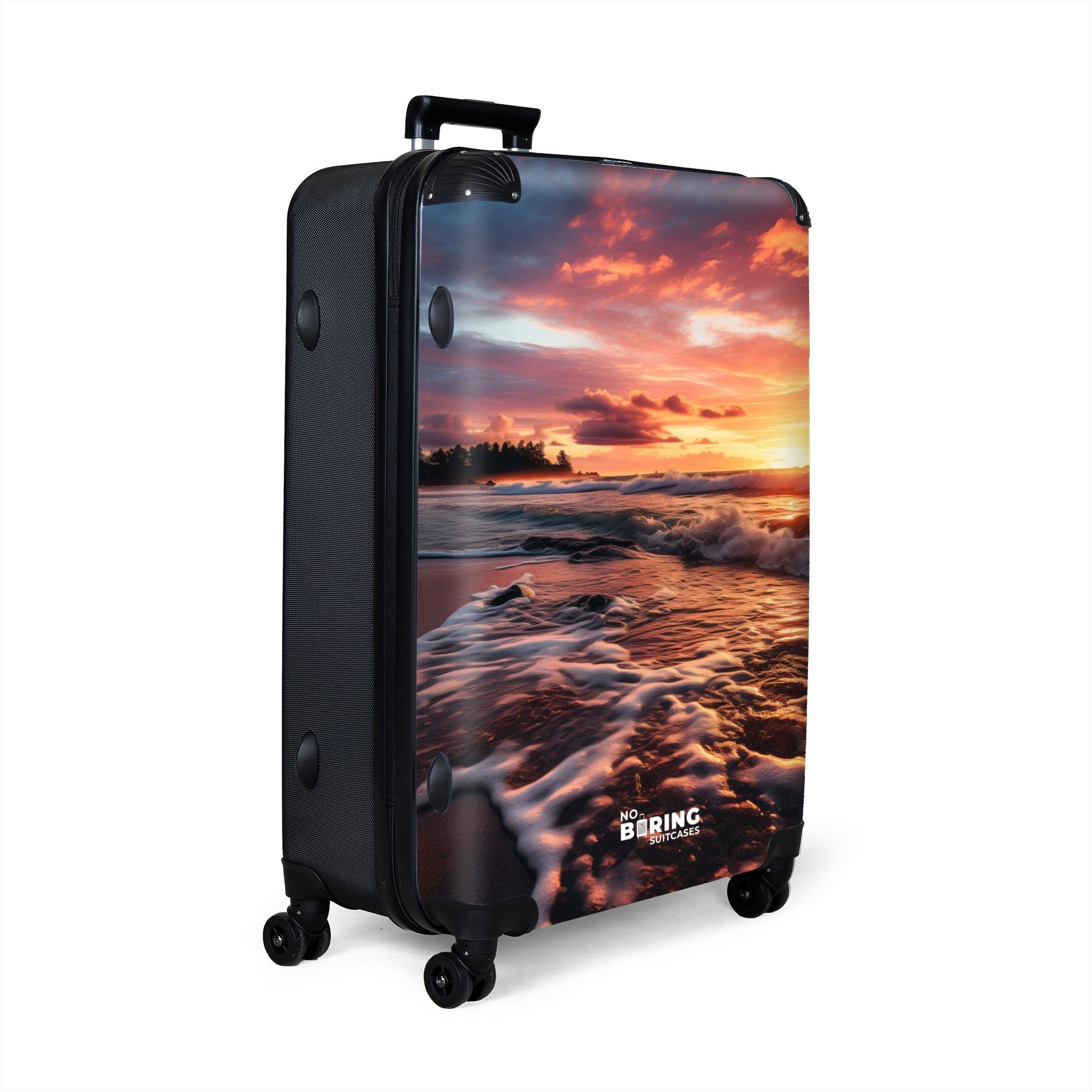 NoBoringSuitcases.com© Hartschalen-Trolley Meer bei Sonnenuntergang 77 günstig online kaufen