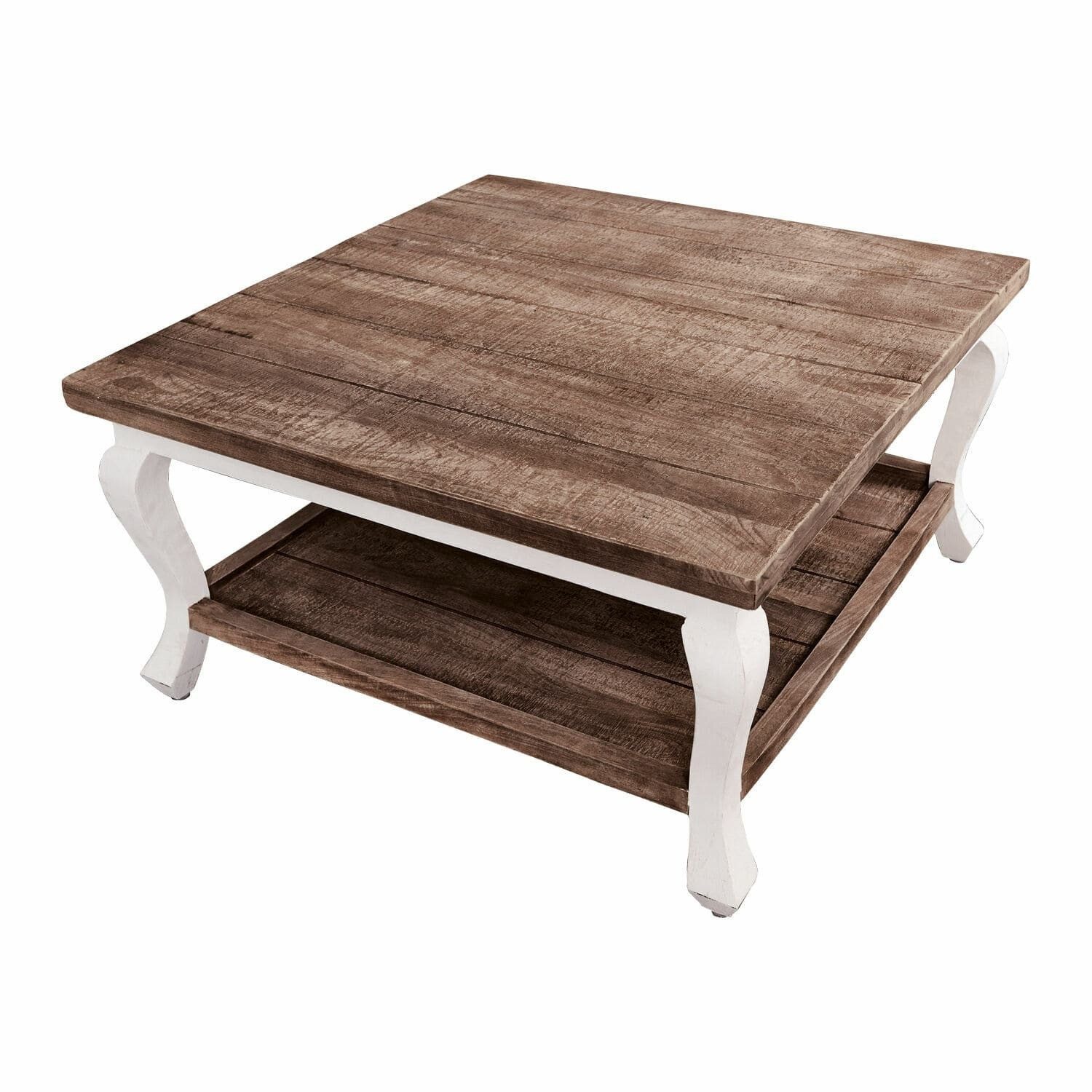Mirabeau Couchtisch Couchtisch Riverside braun/antikweiß