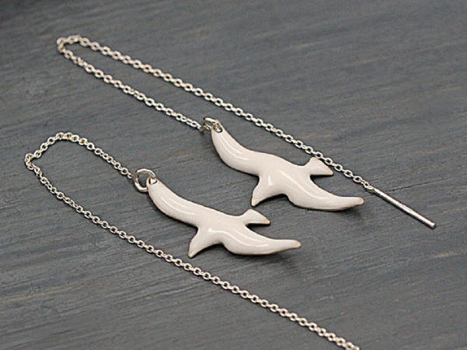 Villa Sorgenfrei Schmuckmanufaktur Paar Ohrhänger 925 frei hängende Möwen O günstig online kaufen