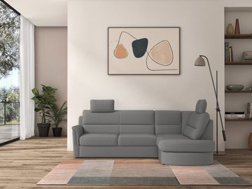 sit&more Ecksofa Panini L-Form, wahlweise mit Bettfunktion und Bettkasten