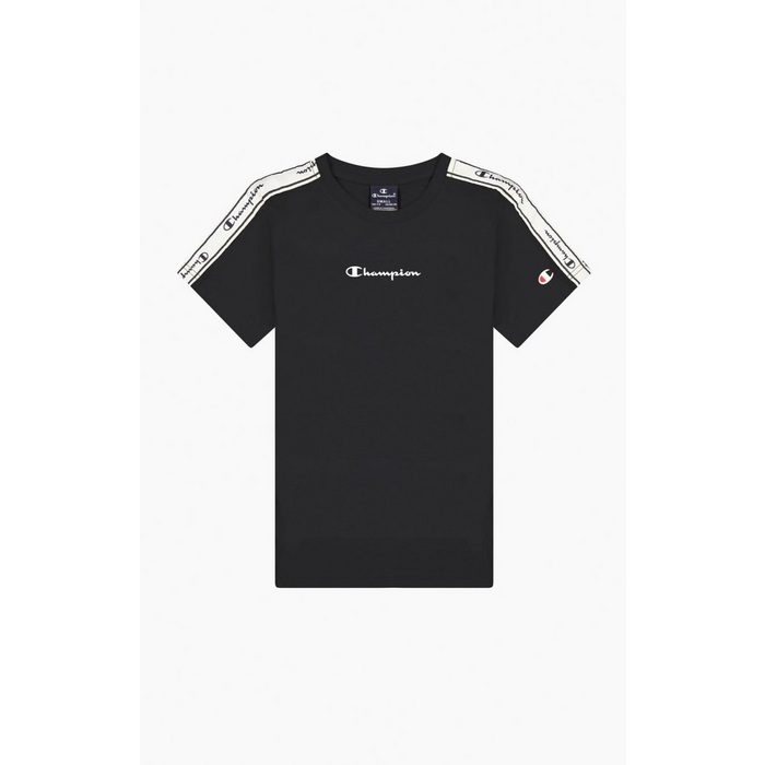 Champion T-Shirt Kids Crewneck T-Shirt schwarz/weiß