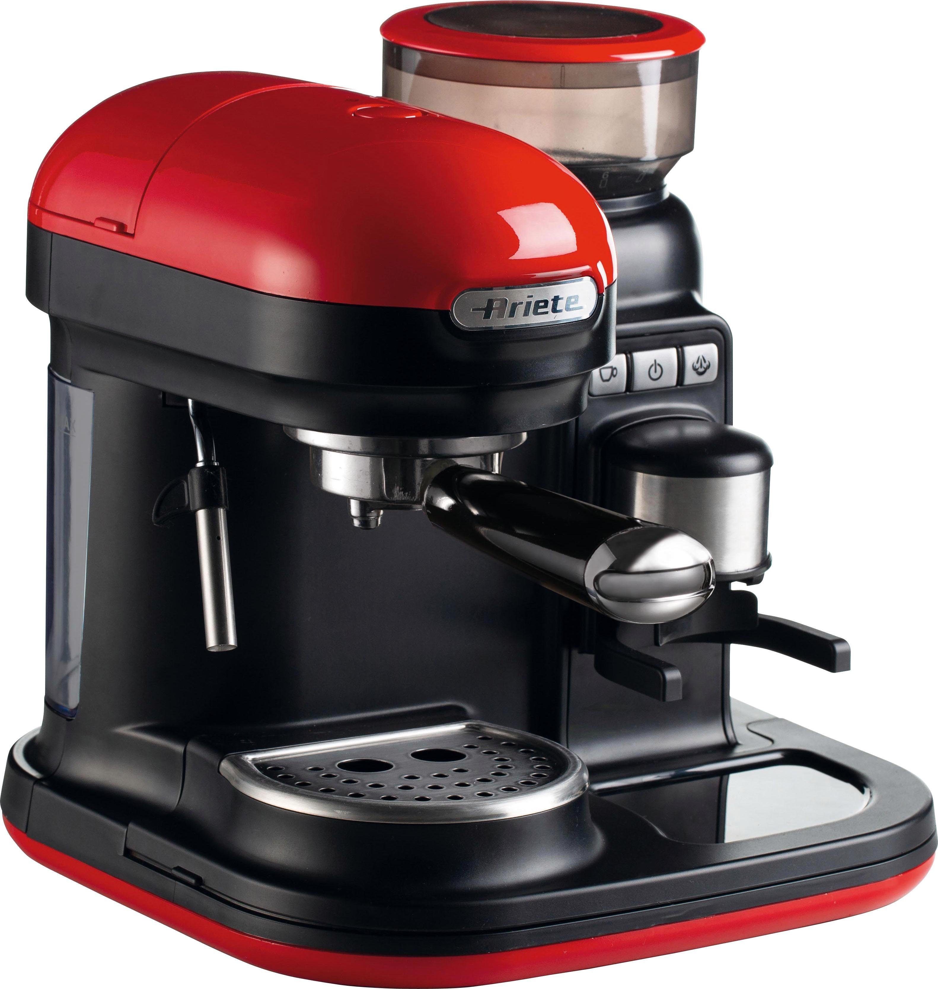 Ariete Espressomaschine 1318 moderna, mit Mahlwerk, Zubereitung für