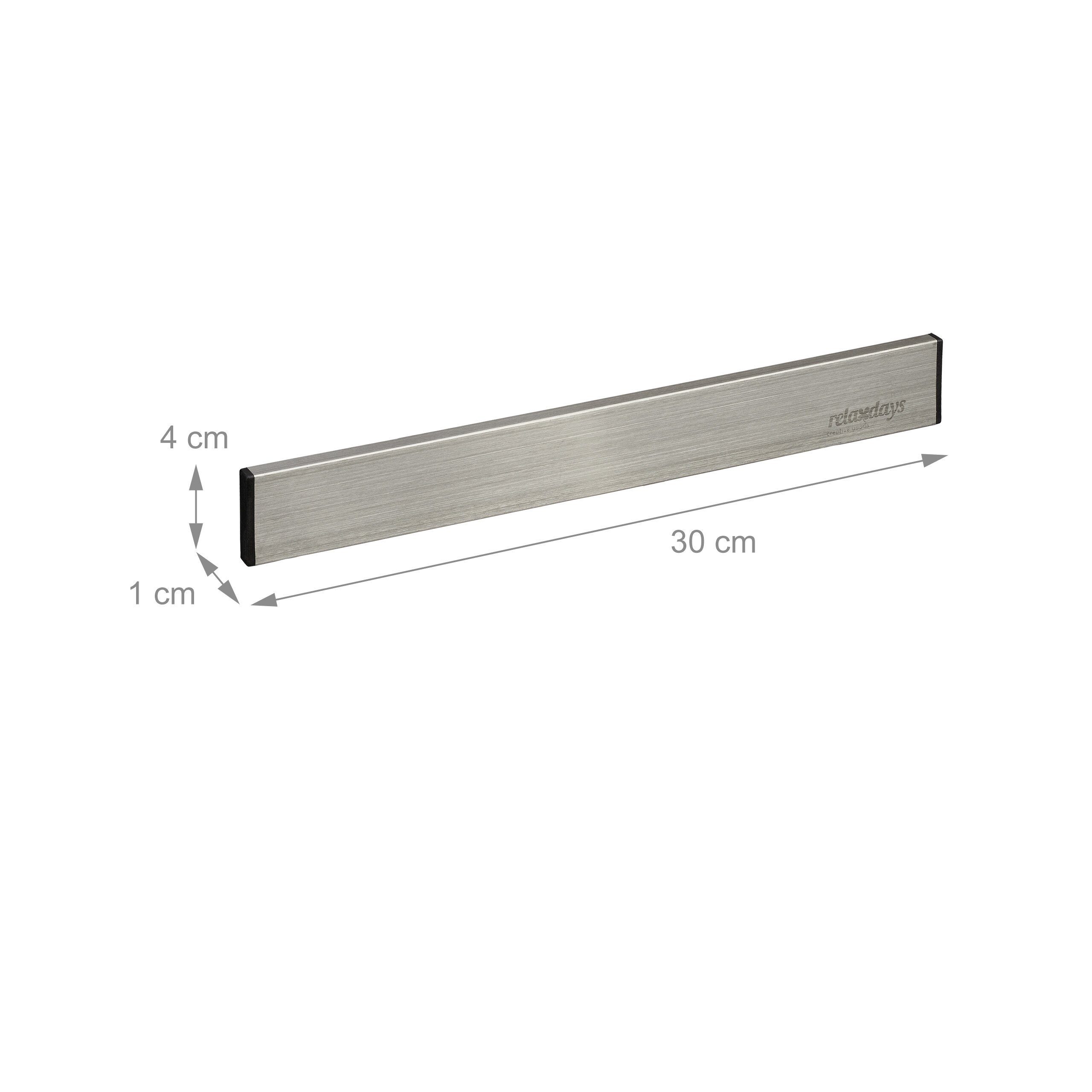relaxdays Wand-Magnet Messer-Leiste Selbstklebende Magnetleiste 30 cm (1tlg) – Bild 4 von 5