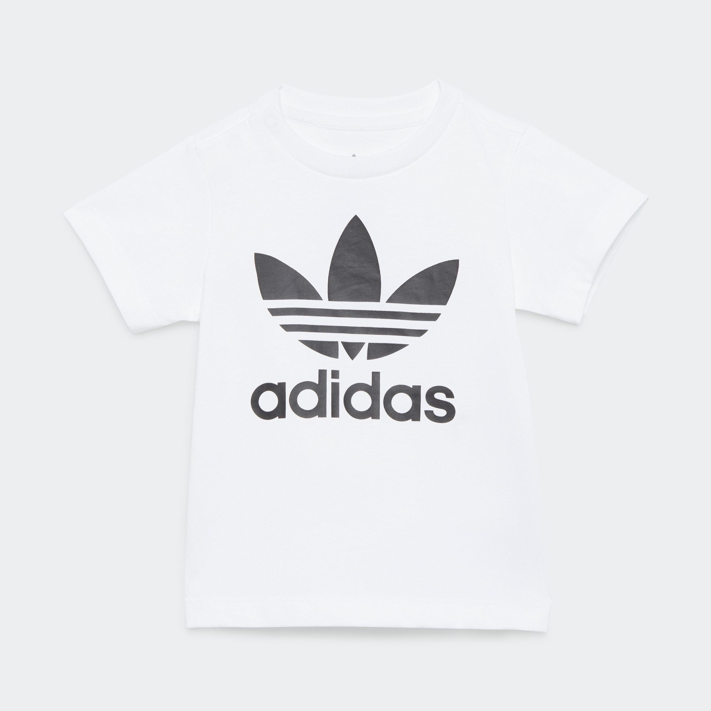 adidas Originals T-Shirt TREFOIL TEE für Babys, sportlicher Schnitt, mit kurzen Ärmeln, mit Knopfleiste