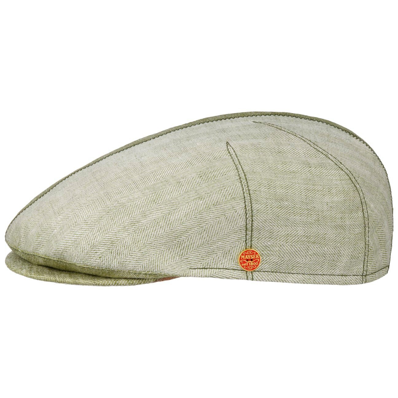 Mayser Flat Cap (1-St) Schirmmütze Made mit the EU grün Schirm, in