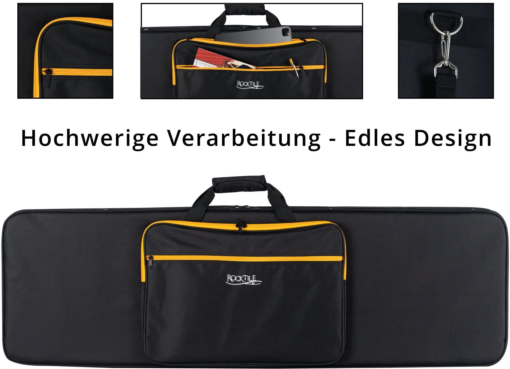 Rocktile Gitarrentasche EBSCR-2122BK Softcase Gigbag für E-Bass, gepolstert günstig online kaufen