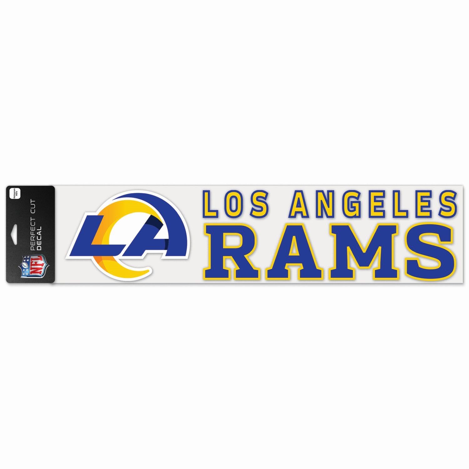 NFL Perfect Teams Cut WinCraft 10x40cm Rams XXL Wanddekoobjekt Los Aufkleber Angeles