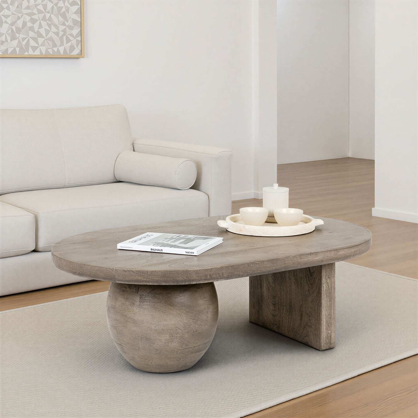 IDIMEX Couchtisch PERLA, Wohnzimmertisch aus massivem Mangoholz mit asymmet günstig online kaufen