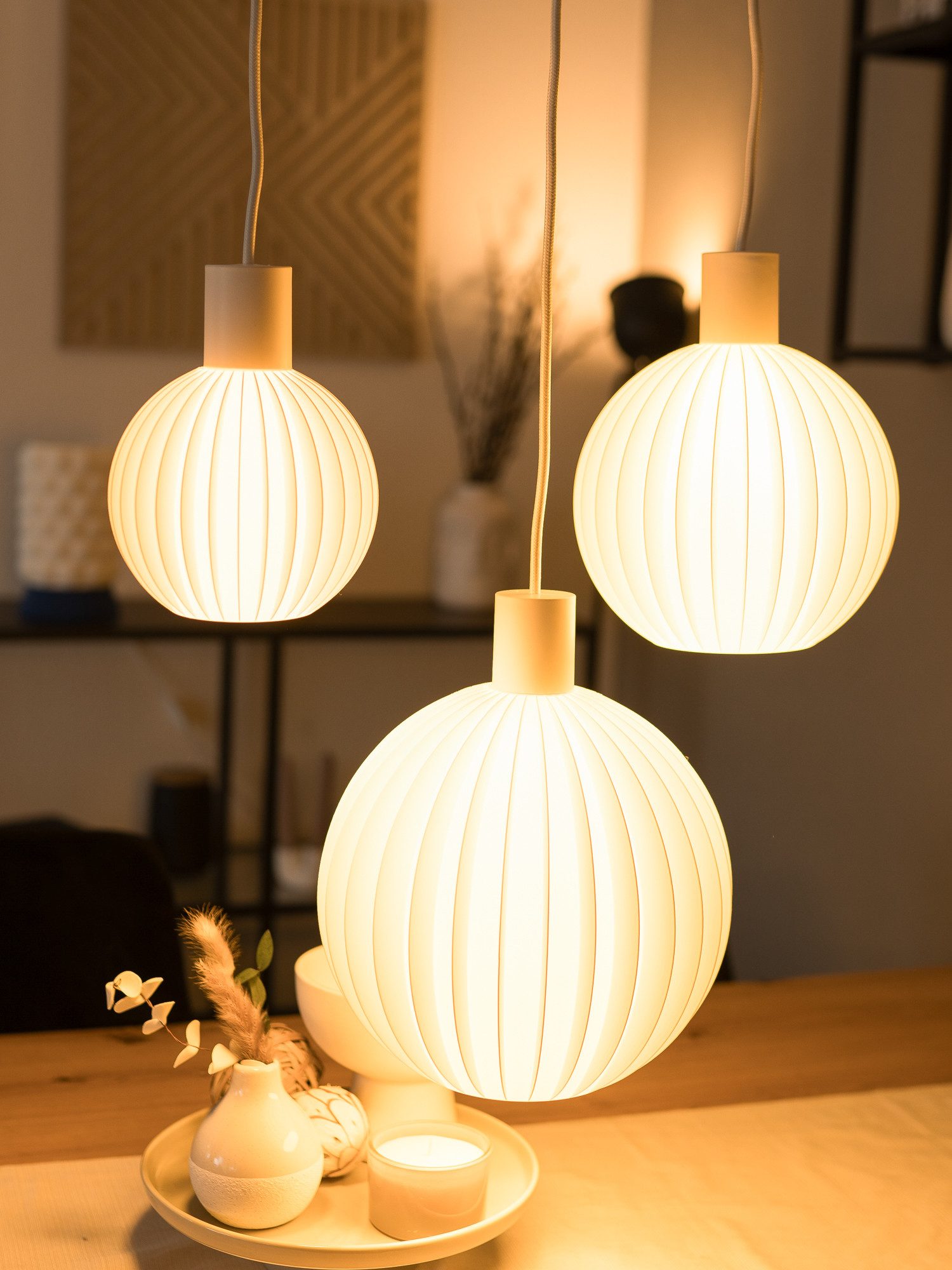 Shapes - Decorations LED Pendelleuchte Shapes - Decorations: Ball Straight günstig online kaufen