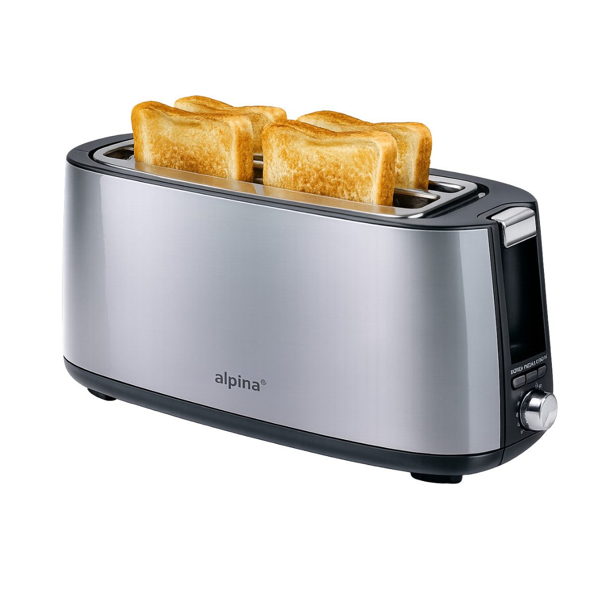 Alpina Brötchenröster alpina Toaster 4 Scheiben 1400W