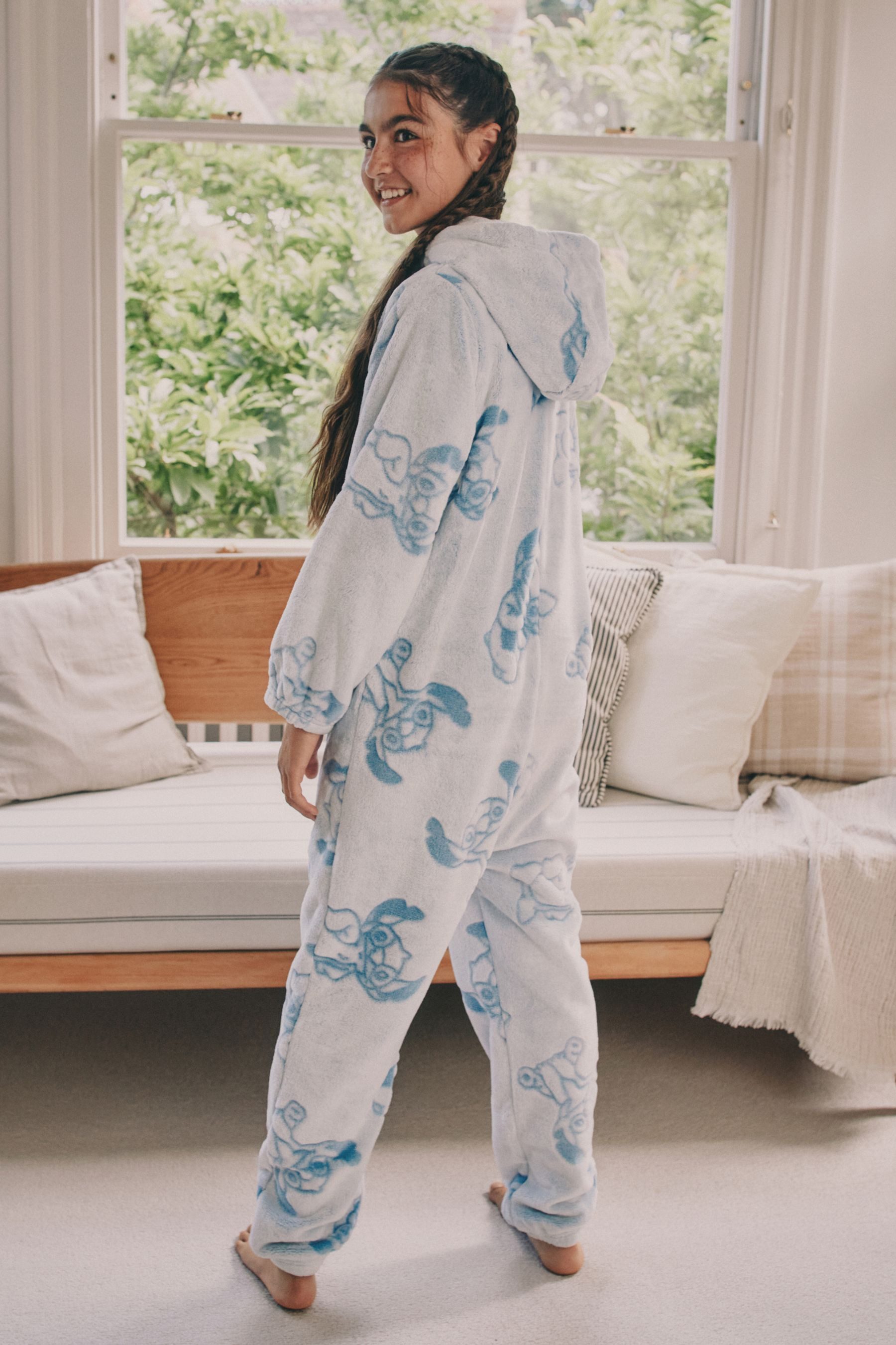 Next Jumpsuit Fleece-Einteiler, Lilo & Stitch (1-tlg)