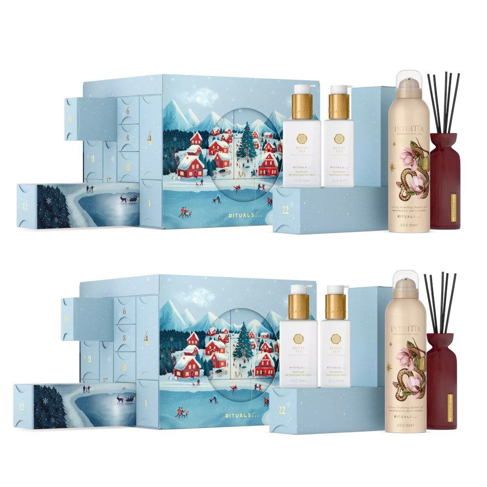 Rituals Календарі Rituals Календарі Deluxe 2025 – Doppelpack (48-tlg), Zwei Deluxe Diorama-Adventskalender mit je 24 Luxus-Überraschungen