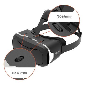 Celexon Professional - 3D Virtual Reality Brille VRG 2 Virtual-Reality-Headset (Passiv, Pupillen- / Sehstärkeneinstellung, für Smartphones von 3,5” bis 5,7)