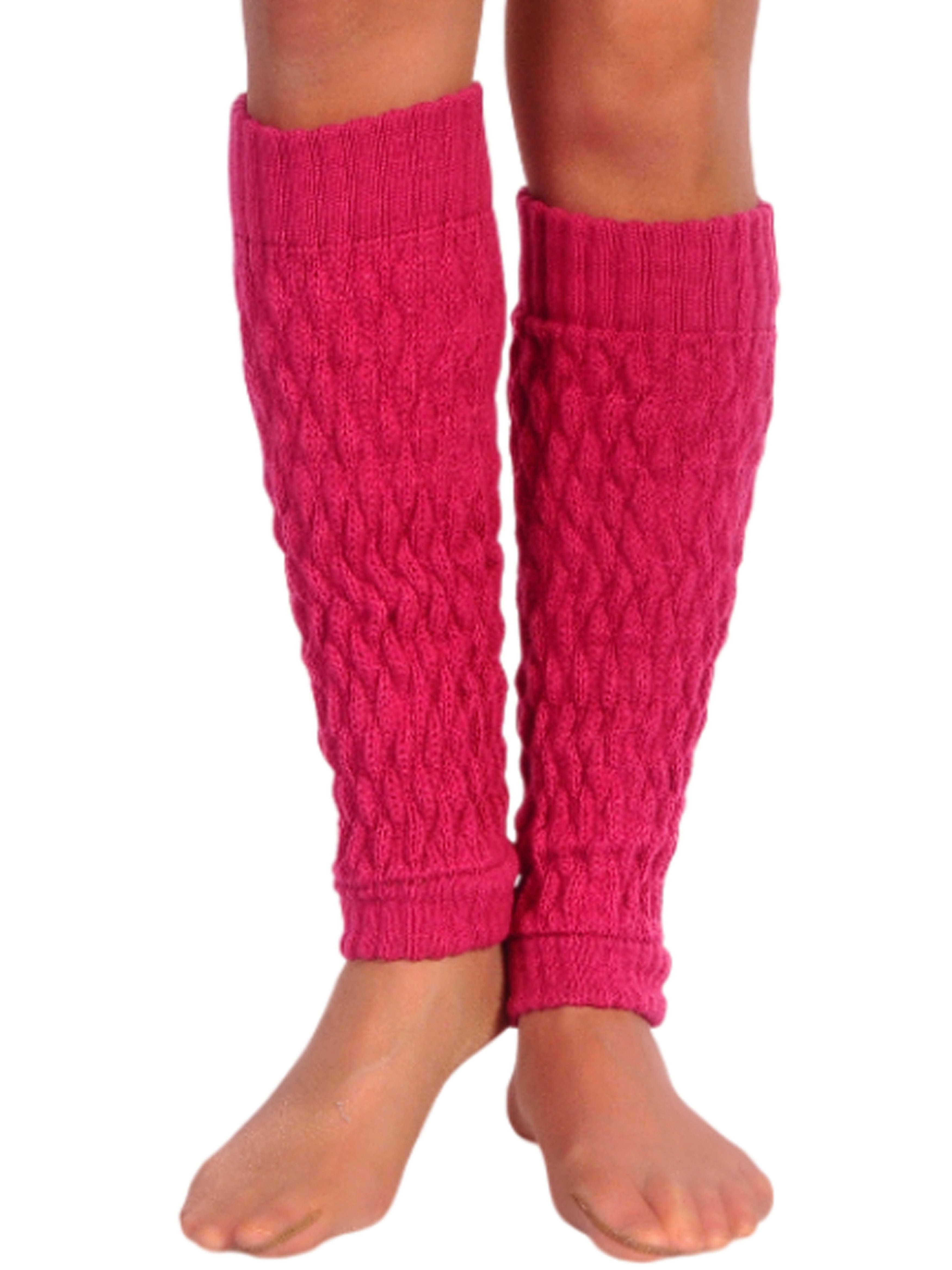 Martinex Beinstulpen Stulpen in Pink elegante Beinwärmer Damen Frauen Strickstulpen elastisch, weich, für Damen, Mädchen