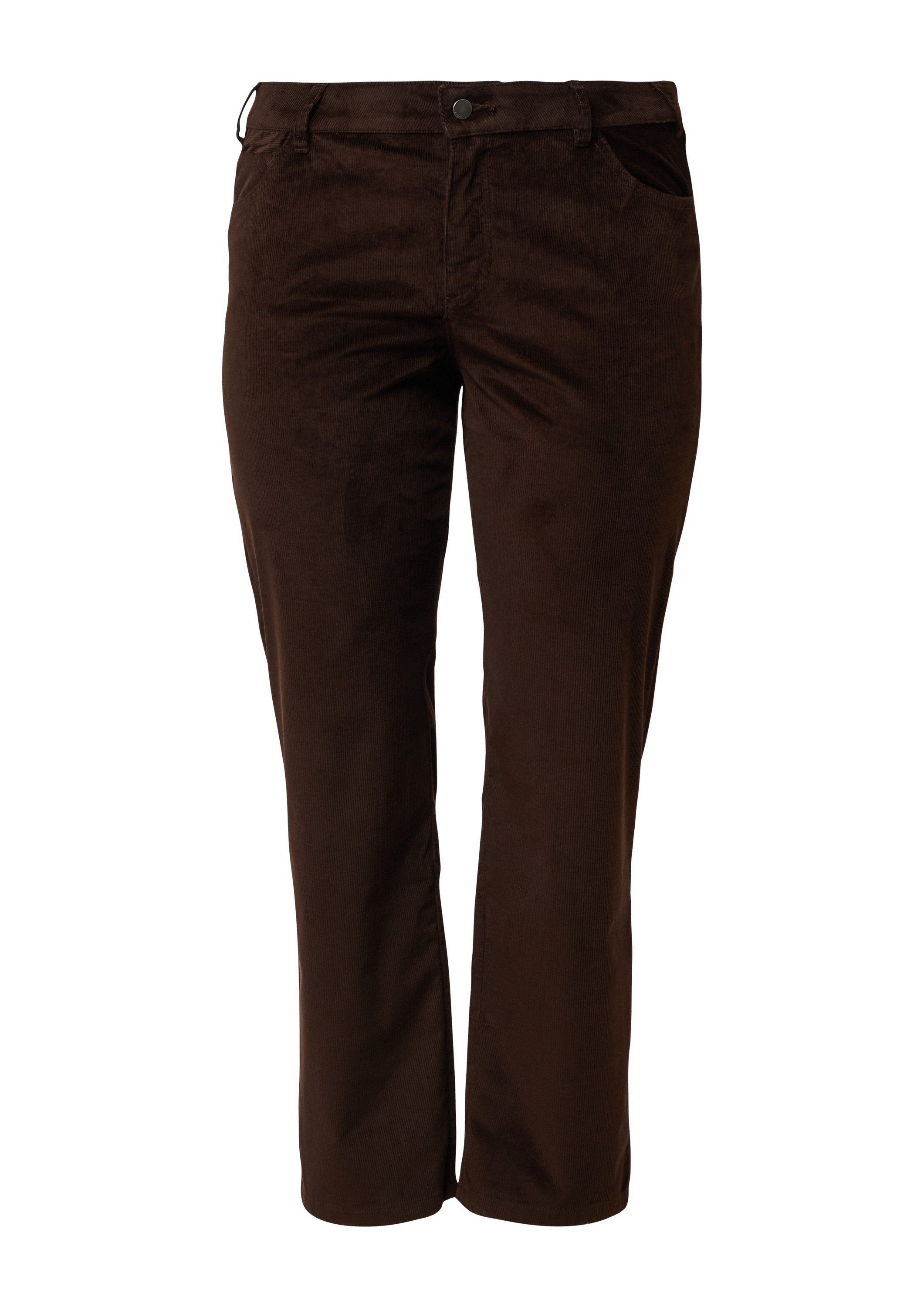 s.Oliver Chinos Hose Cordhose / Straight Fit / Mid Rise / Straight Leg günstig online kaufen