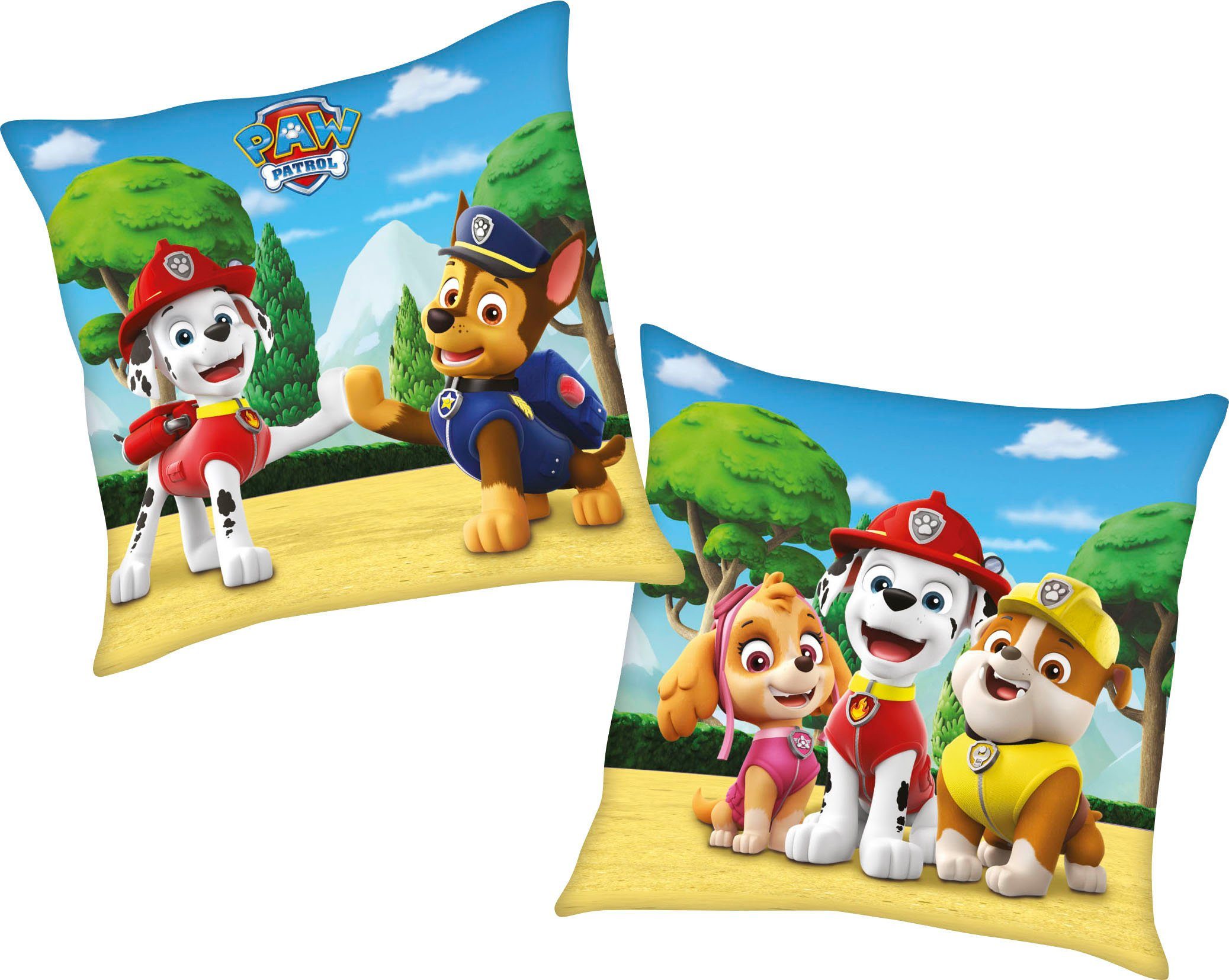 PAW PATROL Dekokissen Paw Patrol, Wendekissen mit tollem Paw Patrol Motiv günstig online kaufen