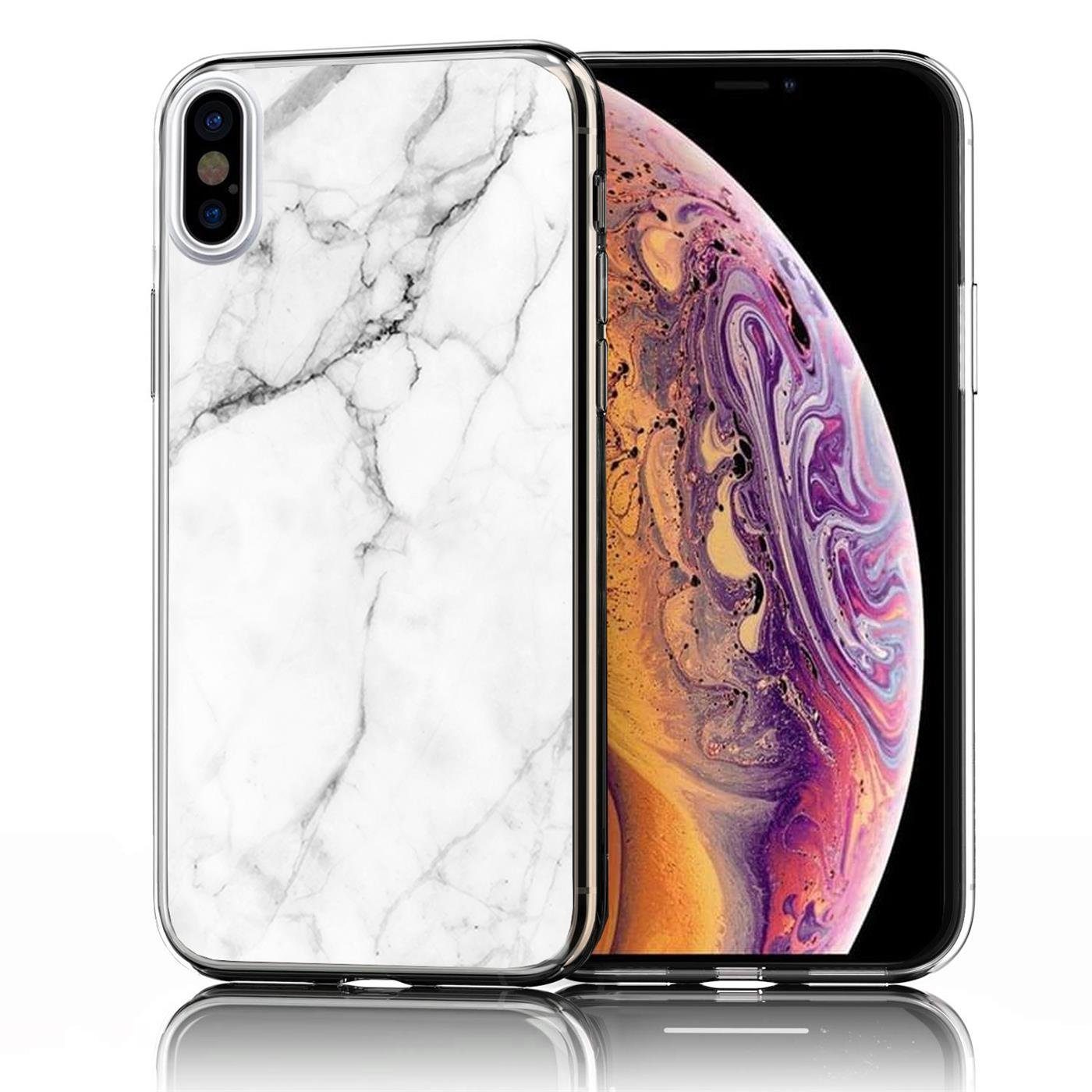 CoolGadget Handyhülle Handy Case Silikon Motiv Series für Apple iPhone XS 5,8 Zoll, Hülle mit hochauflösendem Muster für iPhone X / XS Schutzhülle