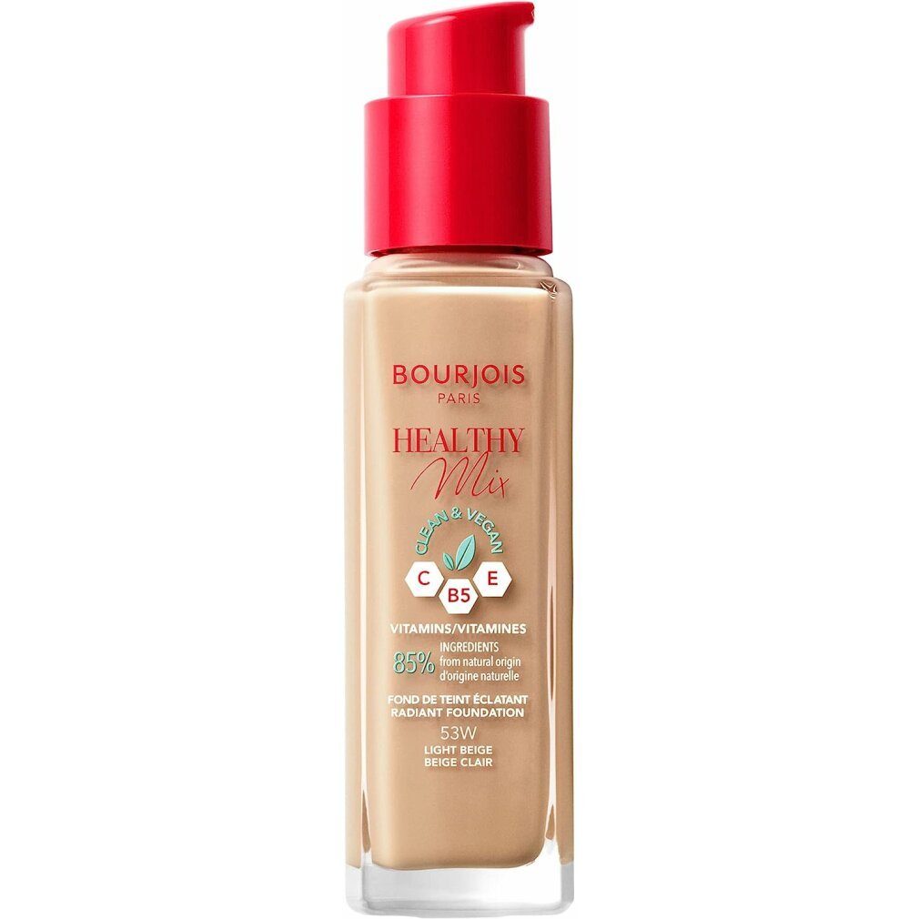 Foundation Healthy Mix Radiant Foundation 53-Light Beige 30ml