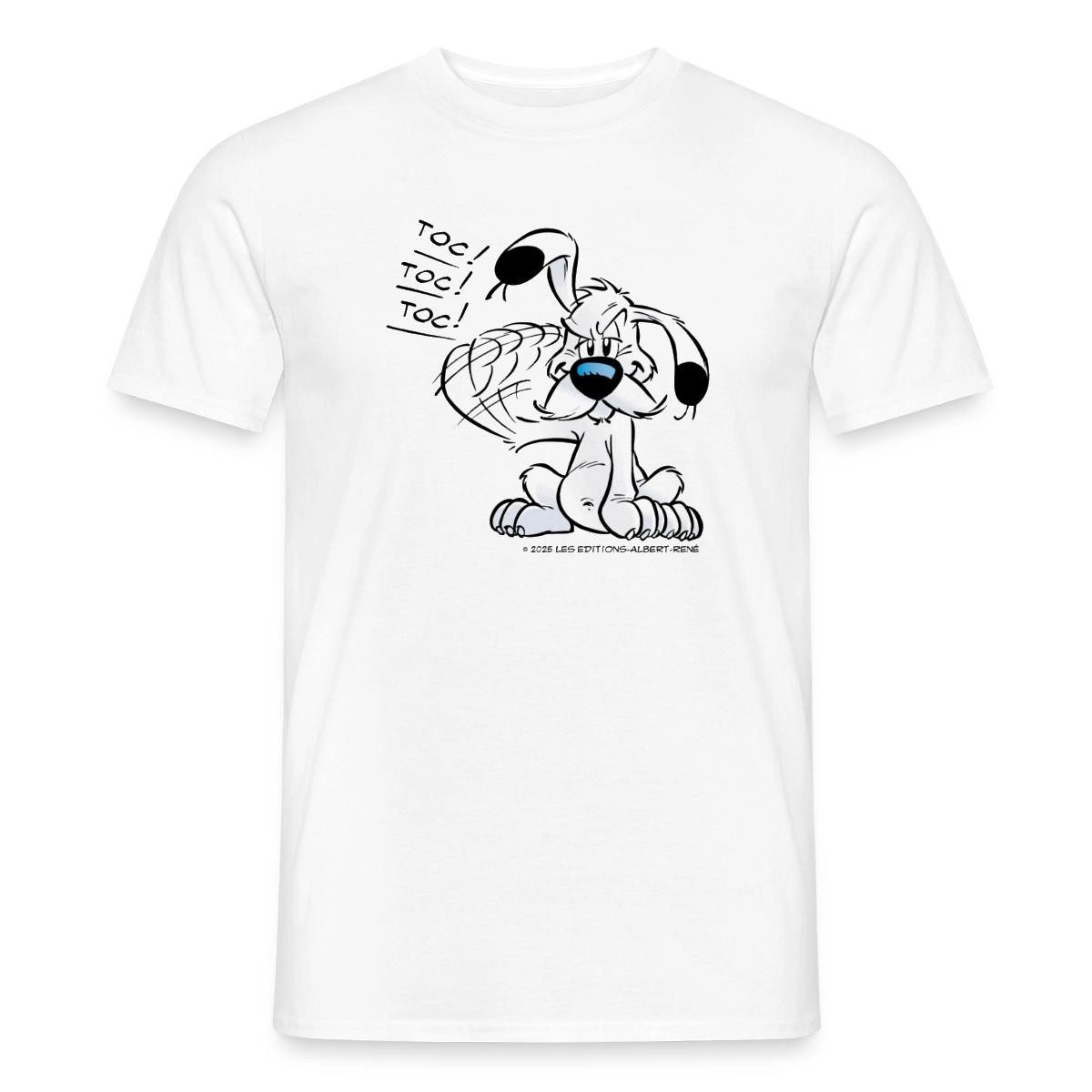 Spreadshirt T-Shirt Asterix & Obelix Idefix Klopft Toc Toc Männer T-Shirt (1-tlg)