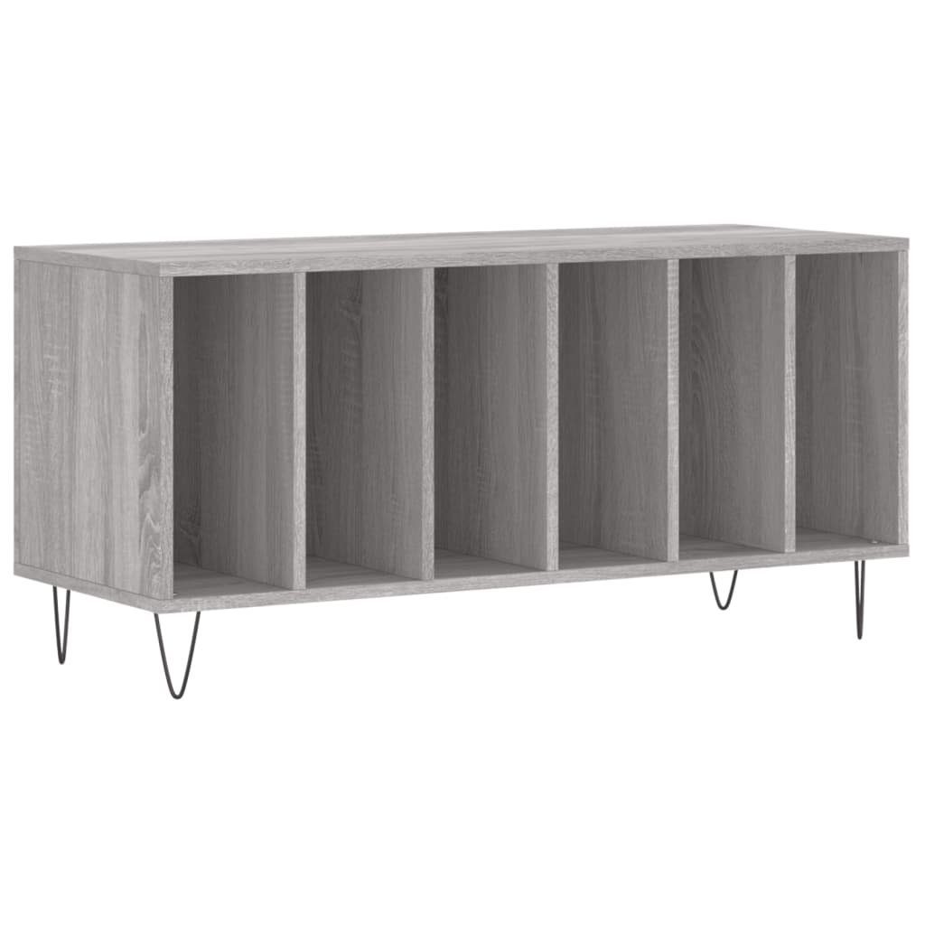 vidaXL Lowboard Plattenschrank Grau Sonoma 100x38x48 cm Holzwerkstoff (1 St)