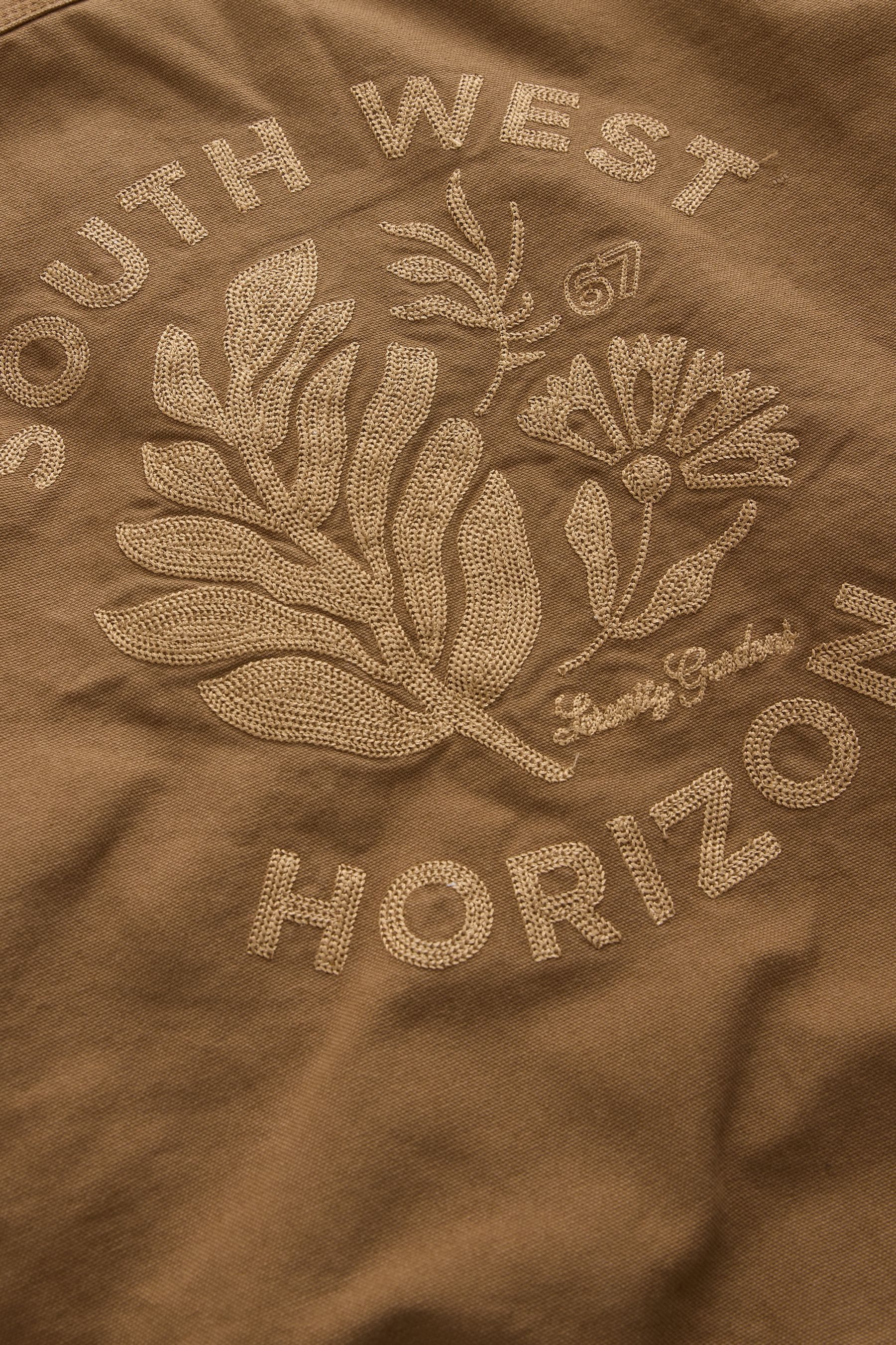 Next Canvasjacke Arbeitsjacke mit Cordkragen 100 % Baumwolle (1-St) günstig online kaufen