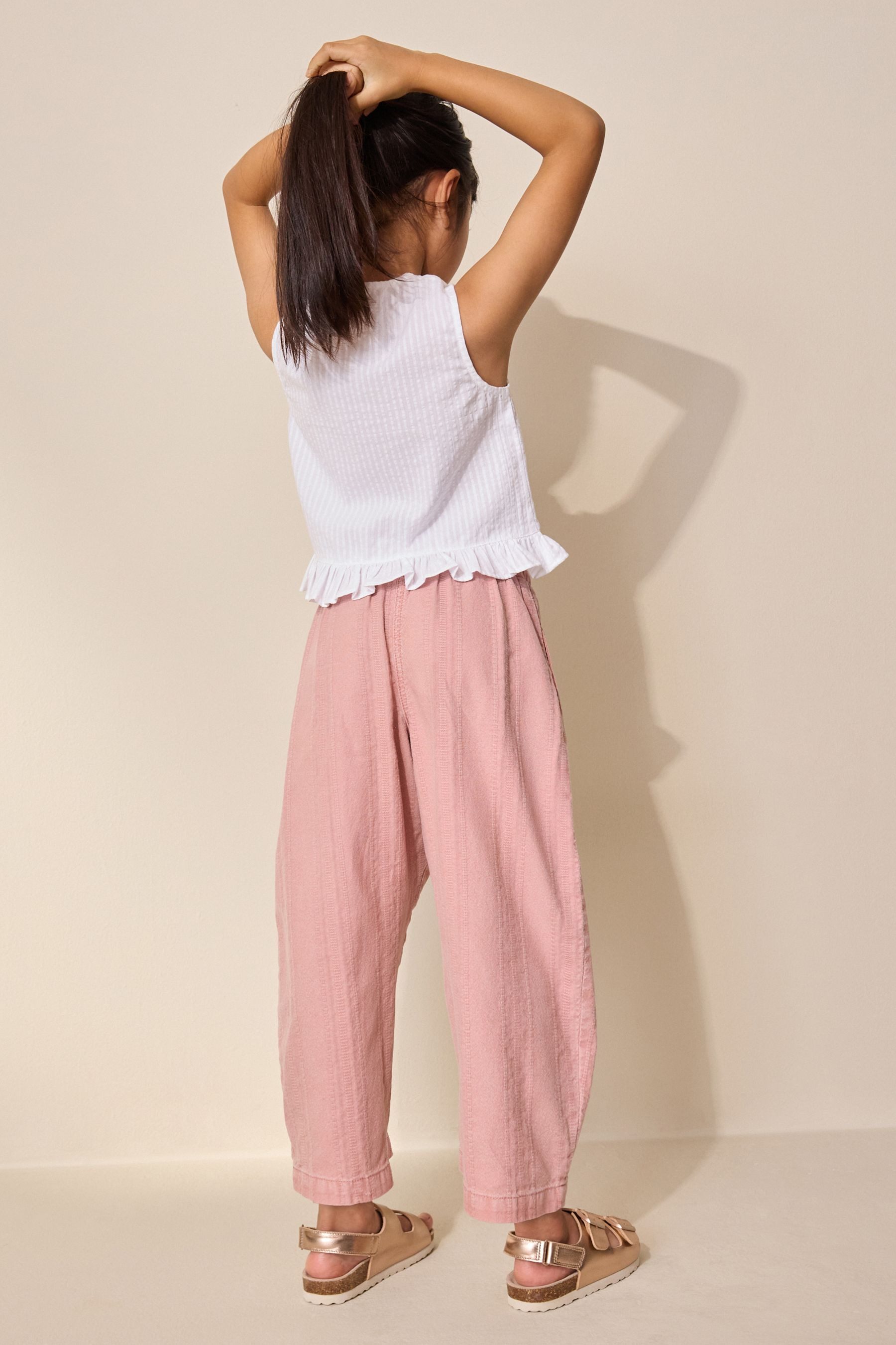 Next Schlupfhose Strukturierte Schlupfhose (1-tlg)