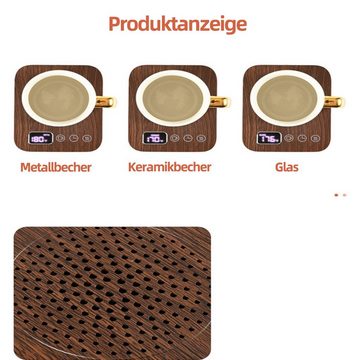 DOPWii Tassenwärmer Elektrischer Kaffeewärmer, Tassenwärmer mit 3 Temperatureinstellungen, Schwerkraftschalter und Abschaltautomatik