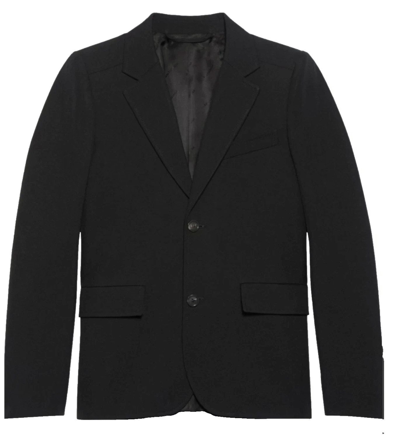 Balenciaga Kurzblazer Wool Curved Shoulder Blazerjacke Sammlerstück Aus feiner italienischer Wolle mit luxuriösem Cupro-Futter