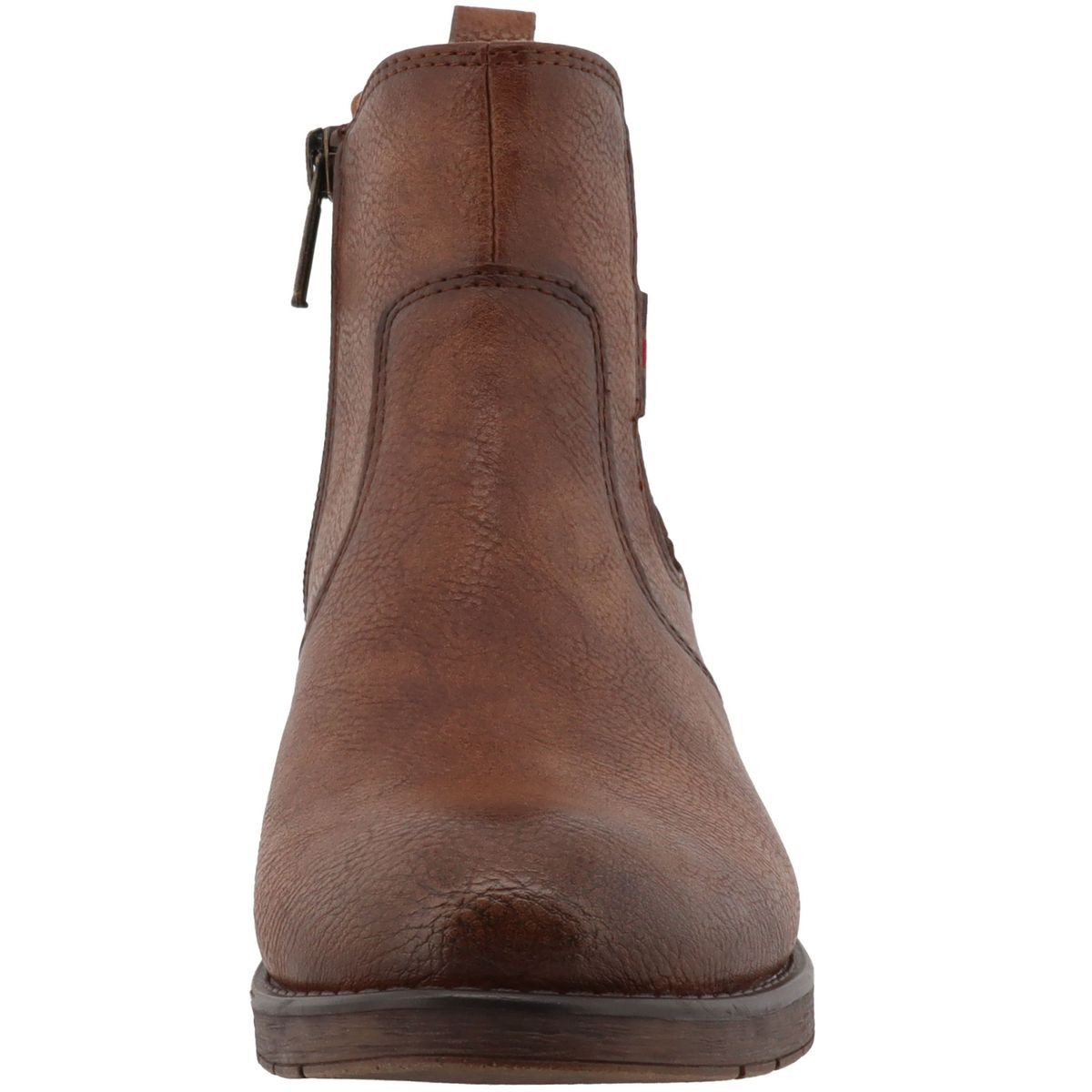 Mustang Shoes 15M0052002-cognac Stiefelette Chelsea Boots mit leicht wärmendem Fleecefutter – Bild 5 von 5