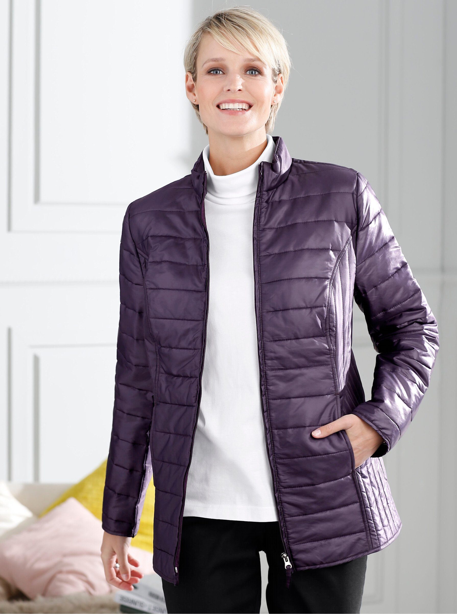 lila Sieh an! Allwetterjacke