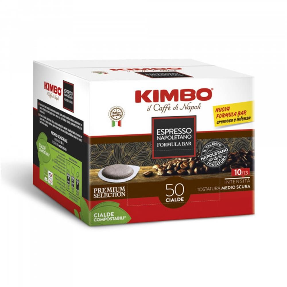Kimbo Kaffee NAPOLETANO 44mm ESE Pads Kaffeepads für ESE-Geräte, 50 x 7 g